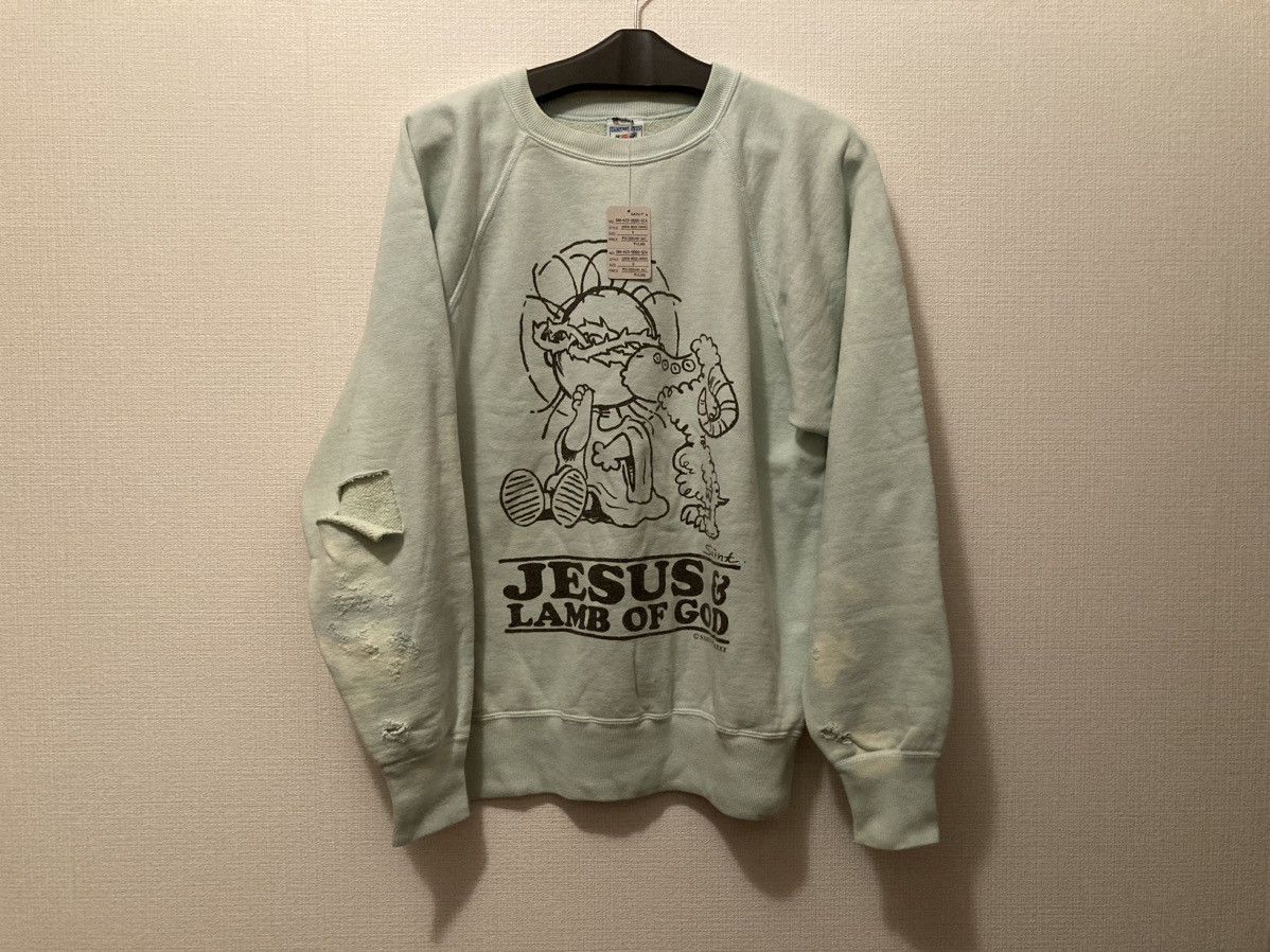 READYMADE 23aw SAINT Mxxxxxx Jesus sweater PEANUTS saint michael | Grailed