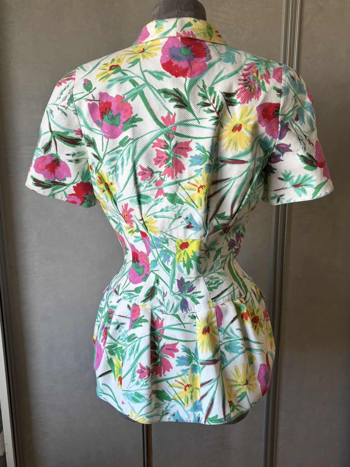 Thierry Mugler Thierry Mugler Couture Floral Sculpted Jacket – Summer 1997 Size S / US 4 / IT 40 - 6 Thumbnail