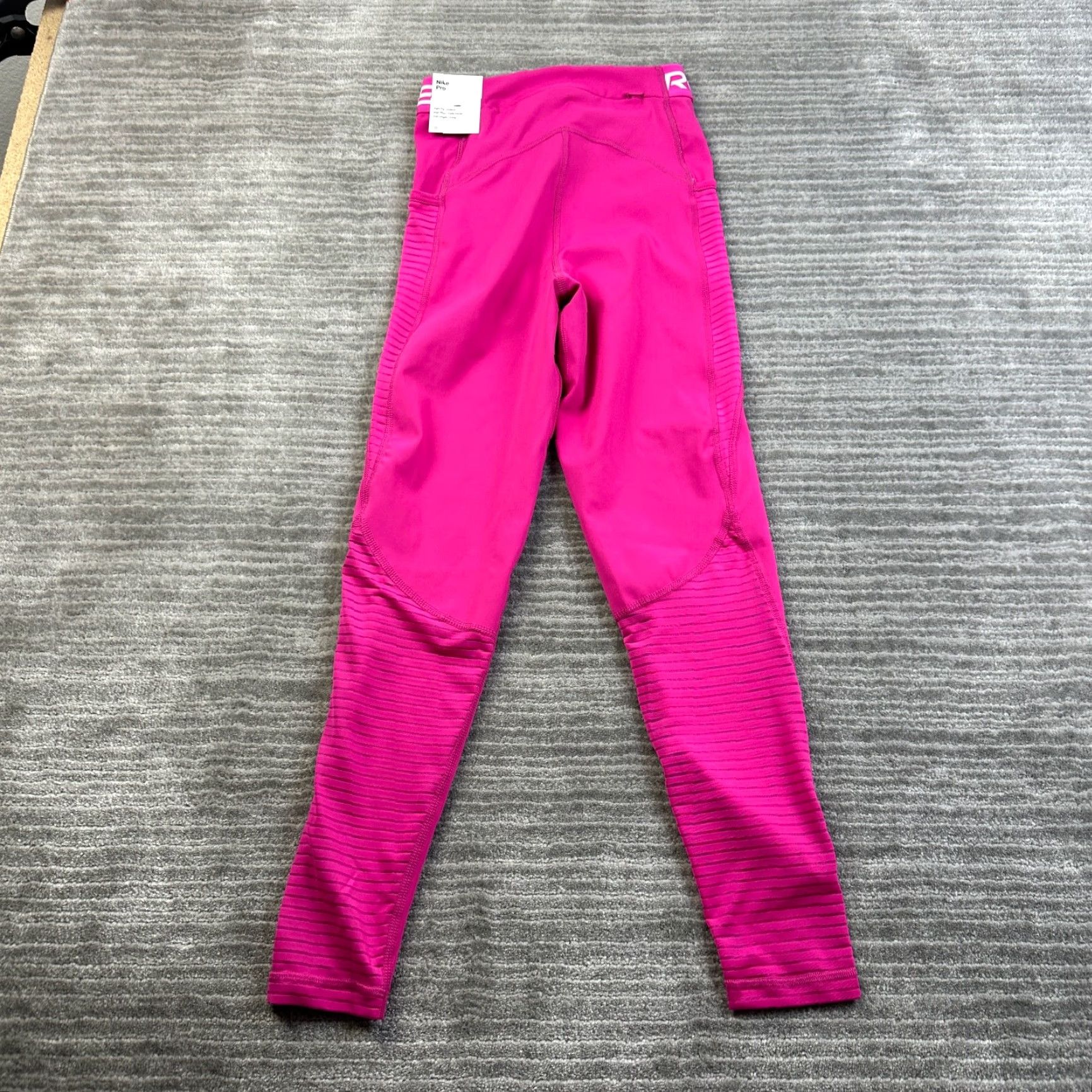 Nike Nike Pro Leggings Womens XS Black High-Waisted Pockets Size 26" / US 2 / IT 38 - 2 Thumbnail