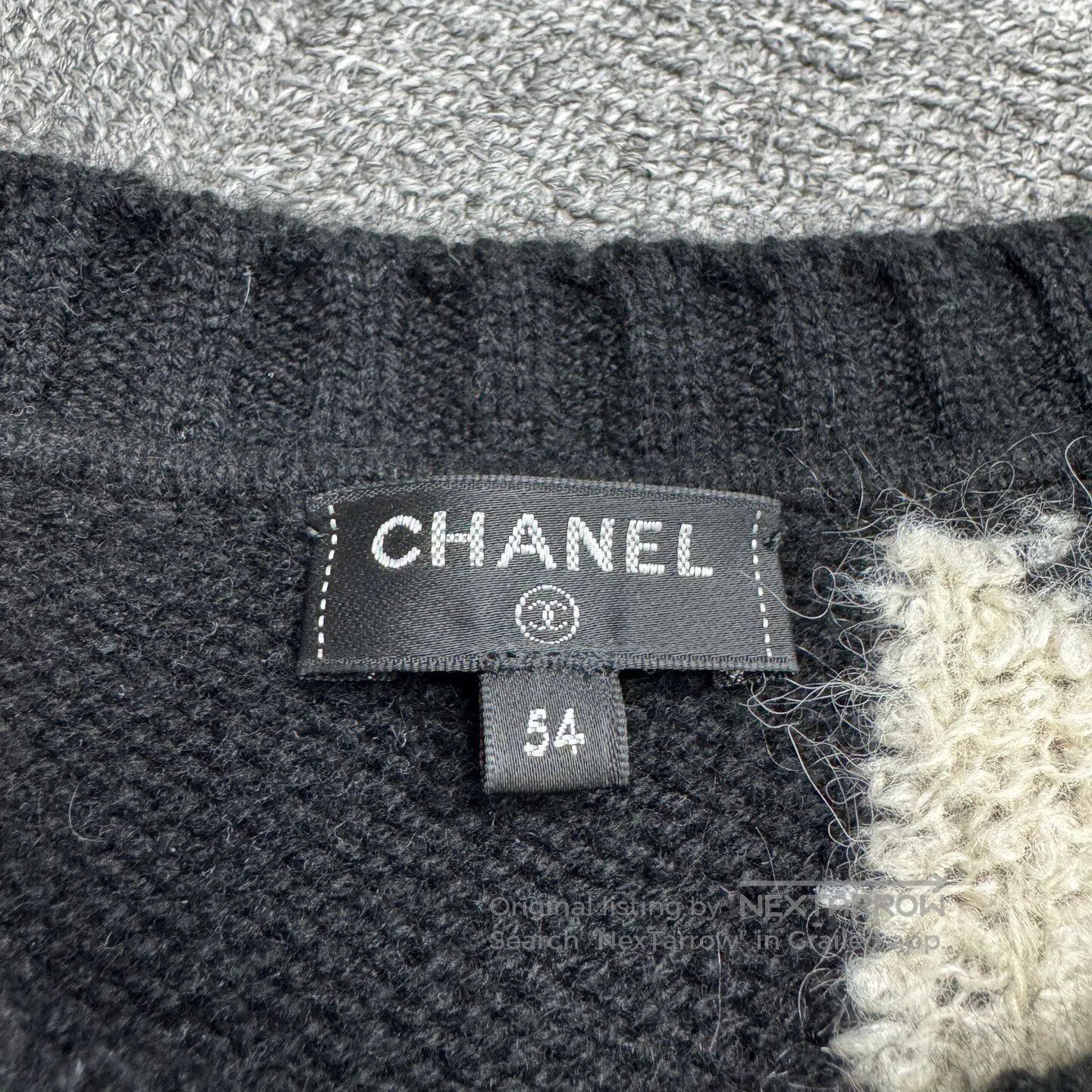 Chanel Chanel Egyptian-style geometric pattern jacquard sweater| Size US L / EU 52-54 / 3 - 3 Thumbnail
