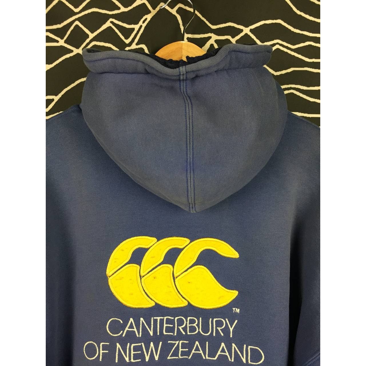 Canterbury of New Zealand × Vintage Vtg Canterbury of New Zealand Sherpa Lining Rugby Hoodie Size US L / EU 52-54 / 3 - 15 Thumbnail