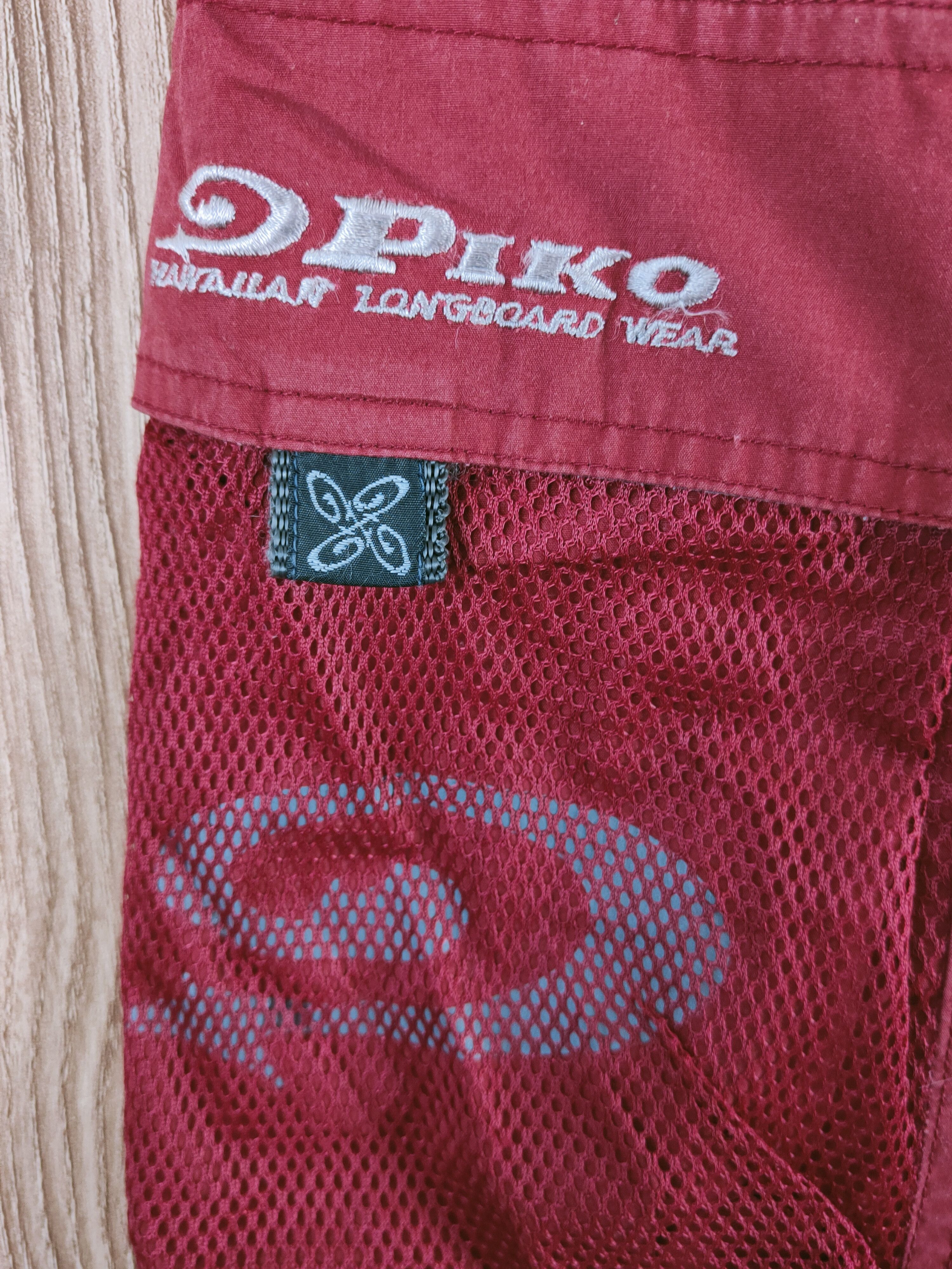 Japanese Brand Piko Red Multipocket sportwear surf Sweatpants #W391 Size US 31 - 9 Thumbnail