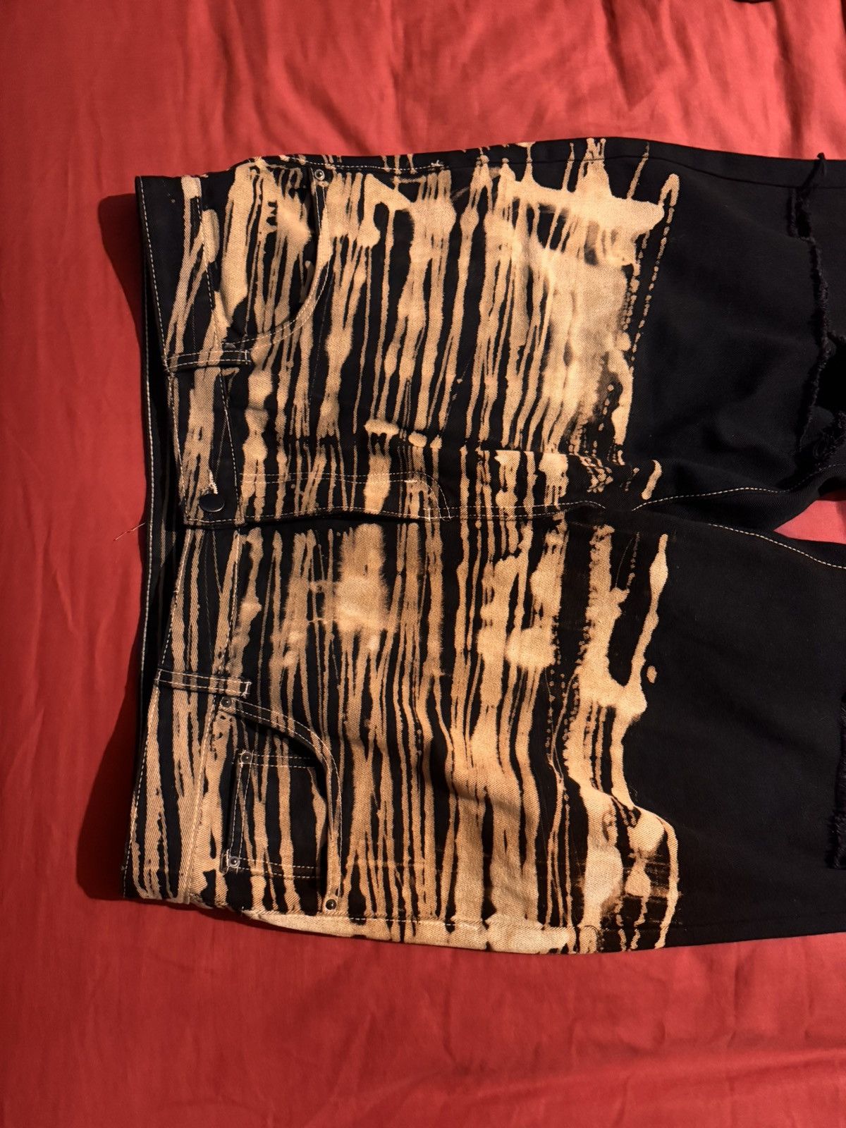 Other Custom Bleached Baggy jeans Size US 38 / EU 54 - 5 Thumbnail