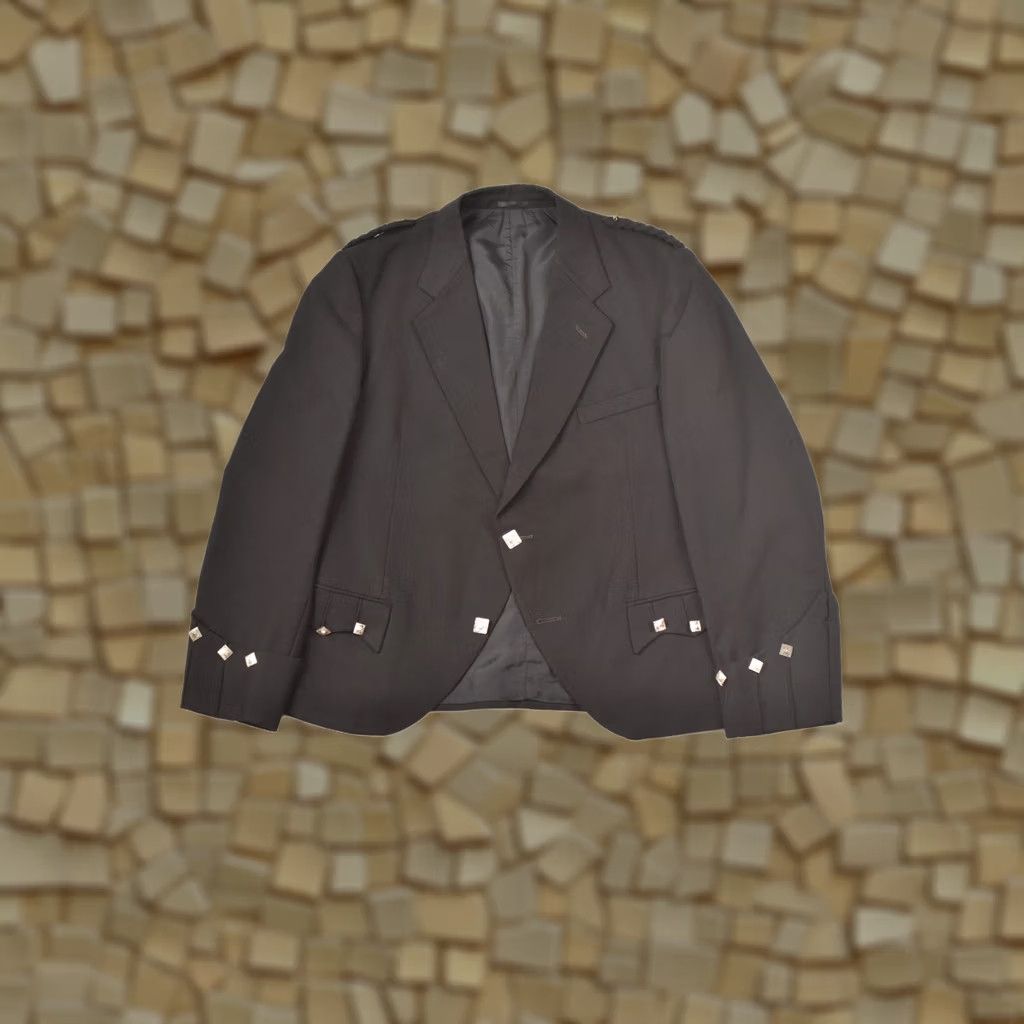Vintage Macgregor & Macduff Kiltmakers Glasgow Jacket Blazer Wool Size R45 Size 48R - 1 Thumbnail