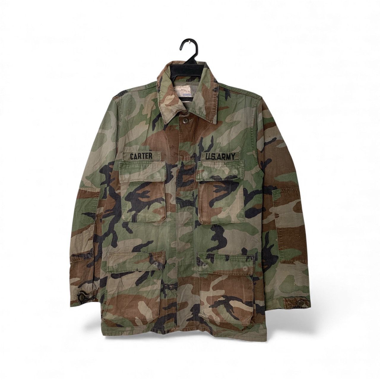 Other Rare Vintage US Army Woodland Camo BDU Jacket Size US S / EU 44-46 / 1 - 1 Thumbnail