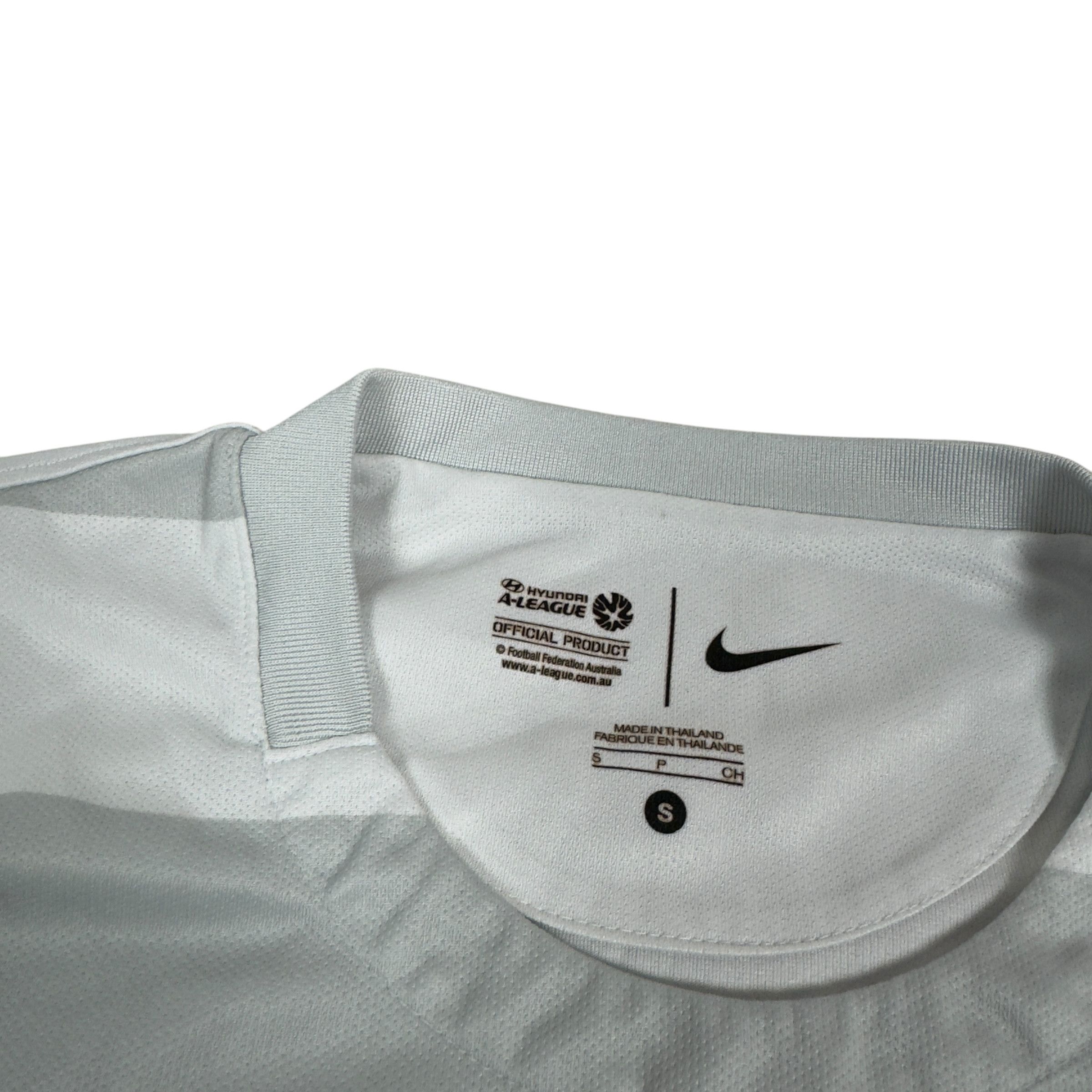 Nike Nike Men White Gray Western Sydney Wanderers FC Jersey Small Size US S / EU 44-46 / 1 - 5 Thumbnail