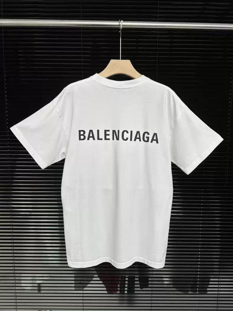 Balenciaga front and back logo short sleeved