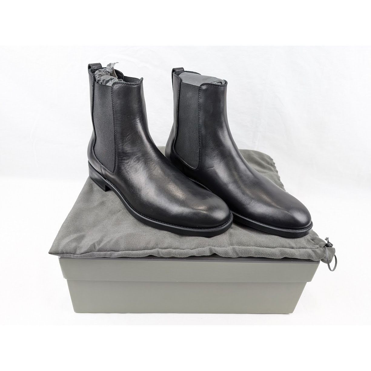 Tom Ford o1rshd1 Leather Chelsea Boots in Black Size US 11.5 / EU 44-45 - 21 Thumbnail