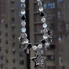 Jewelry Star Green Zircon Pendant Necklace Size ONE SIZE - 6 Thumbnail