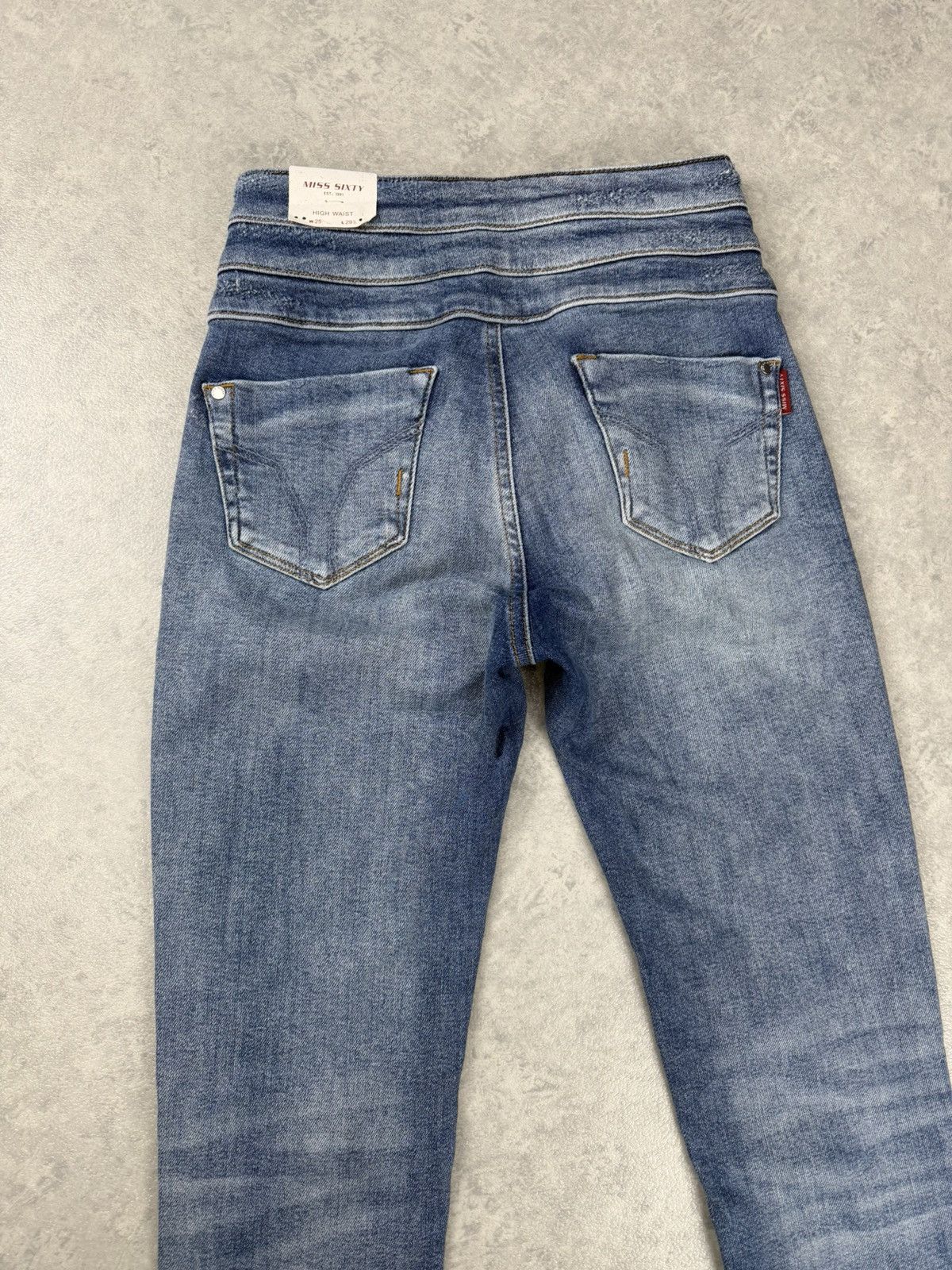 Miss Sixty Miss Sixty Women’s Blue Attack Cropped Denim Jeans Size 25 Size 25" / US 0 / IT 36 - 7 Thumbnail
