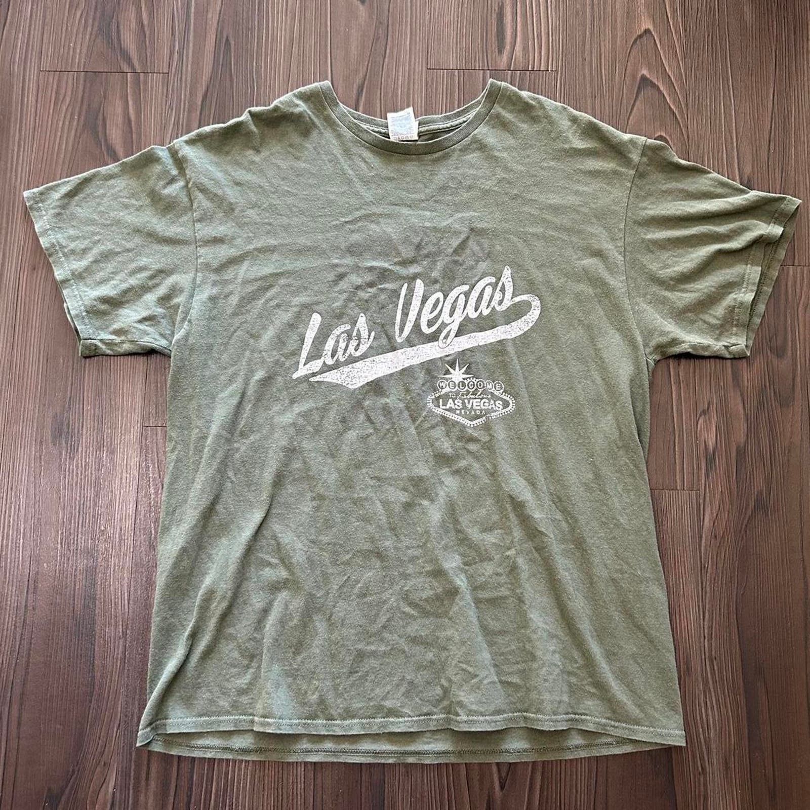 Vintage Vintage Las Vegas Graphic Tee Size US XL / EU 56 / 4 - 1 Thumbnail