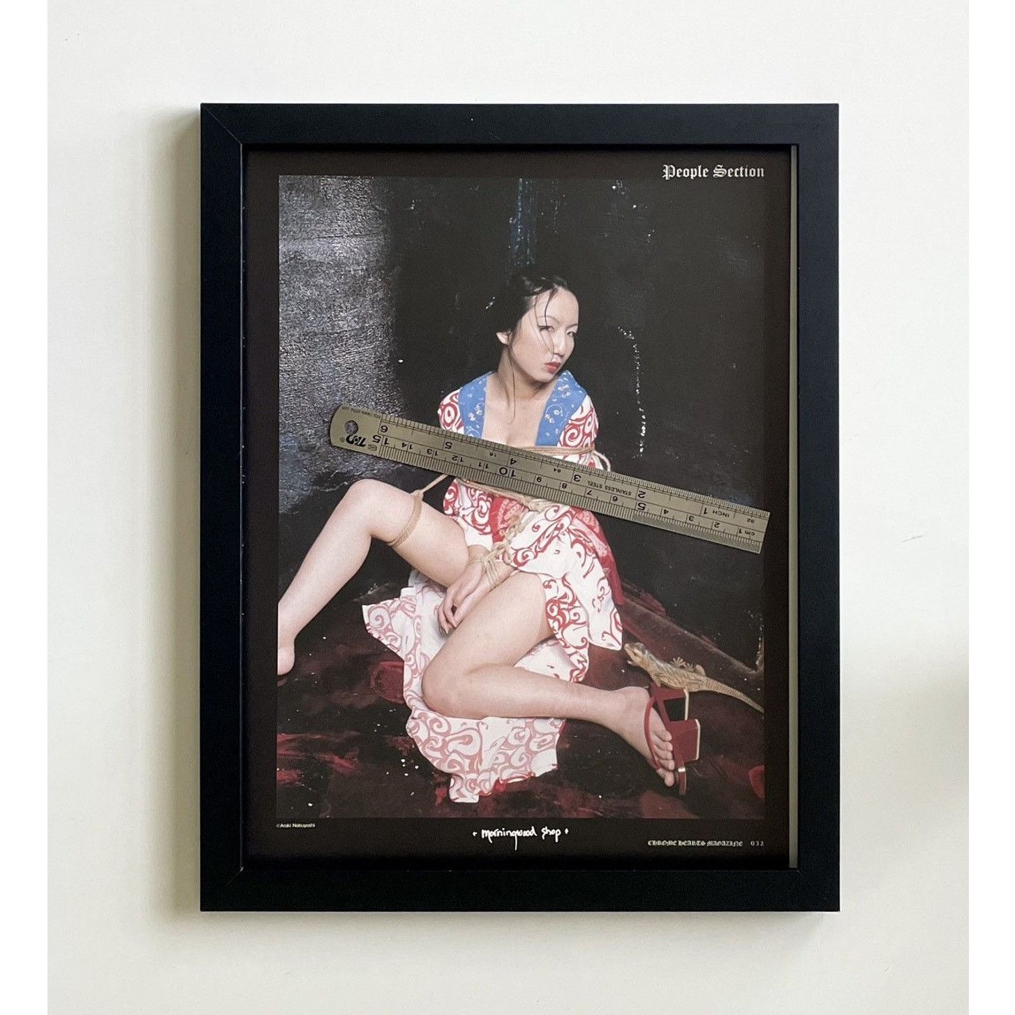 Chrome Hearts × Japanese Brand × Vintage Chrome Hearts boobs out photo Poster framed 9x11 Size ONE SIZE - 1 Thumbnail