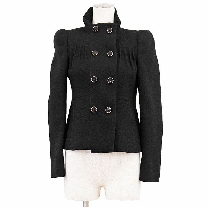 Gucci Gucci Gucci GG Logo Interlocking Jacquard Wool Jacket Cotton Outerwear DUTY FREE for USA Size ONE SIZE - 1 Thumbnail