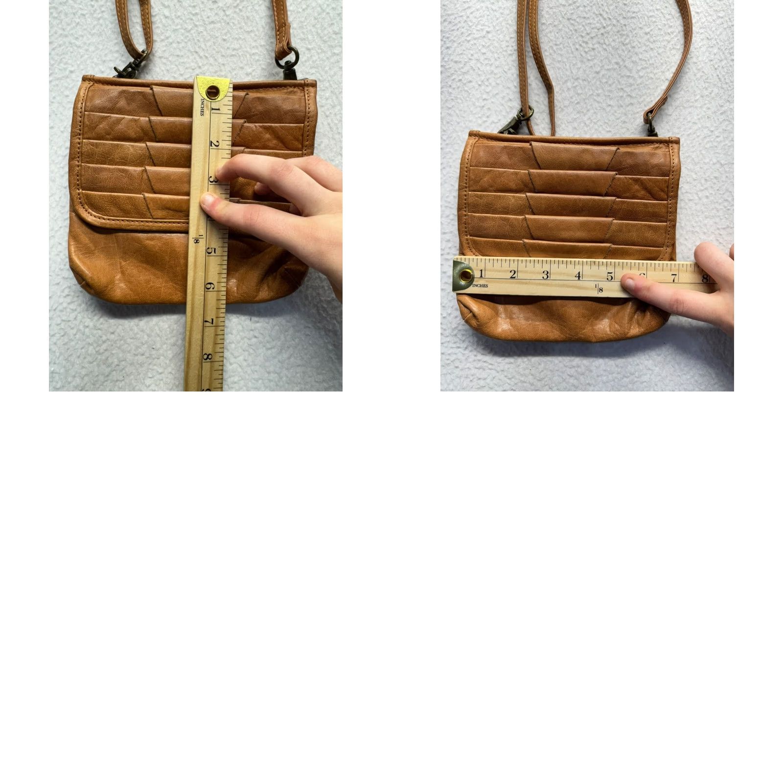 Vintage Day + Mood Crossbody Bag Leather Brown Women Size ONE SIZE - 8 Thumbnail