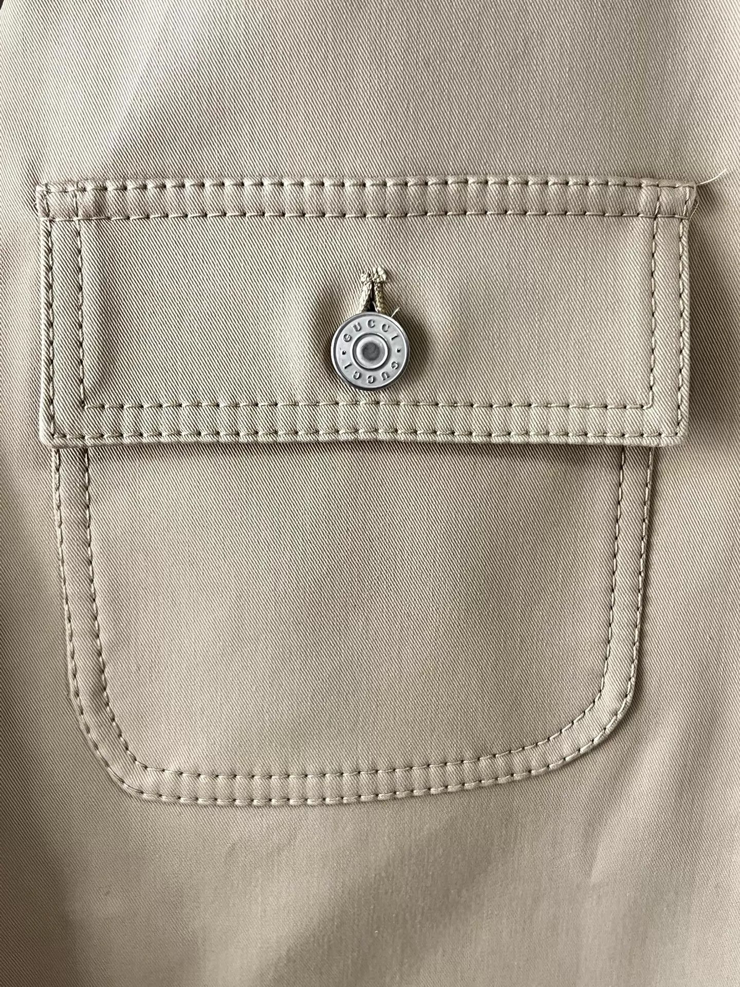 Gucci Gucci 42 Ivory Minimal Utility Logo Jacket Size M / US 6-8 / IT 42-44 - 5 Thumbnail