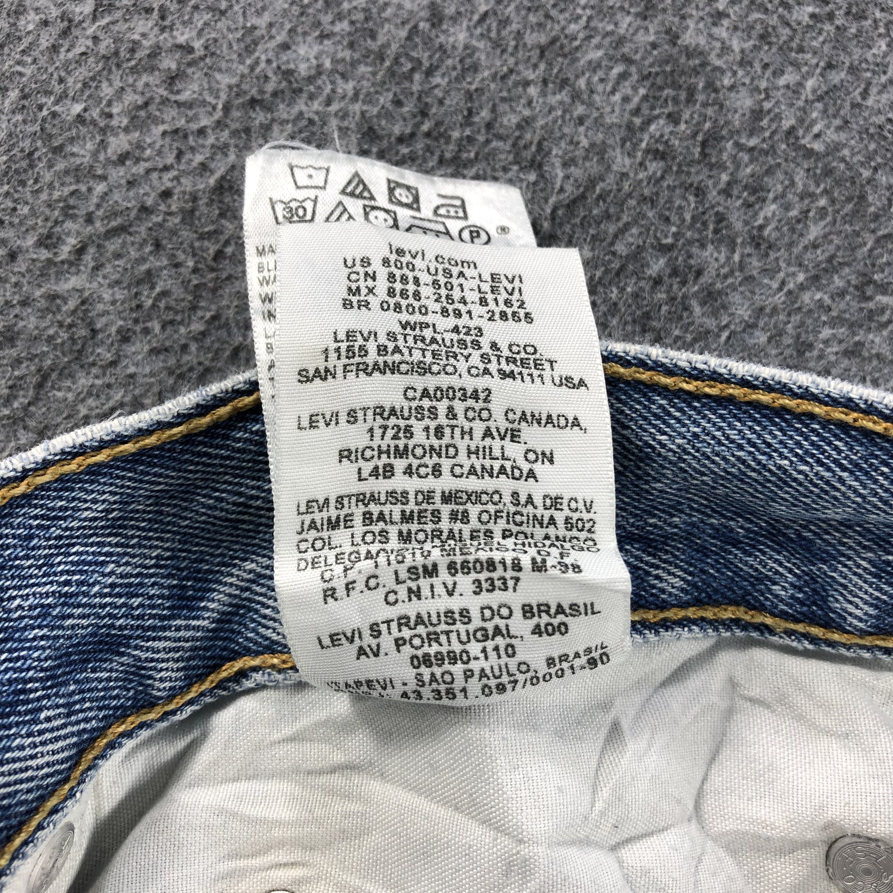 Levi's Vintage Light Wash Levis 550 Jeans-J1261 Size US 40 / EU 56 - 13 Thumbnail