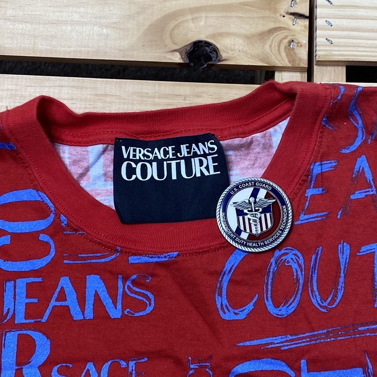 Versace Jeans Couture Versace Jeans Couture Red Doodle Graffiti Tee Size XL Size US XL / EU 56 / 4 - 3 Thumbnail