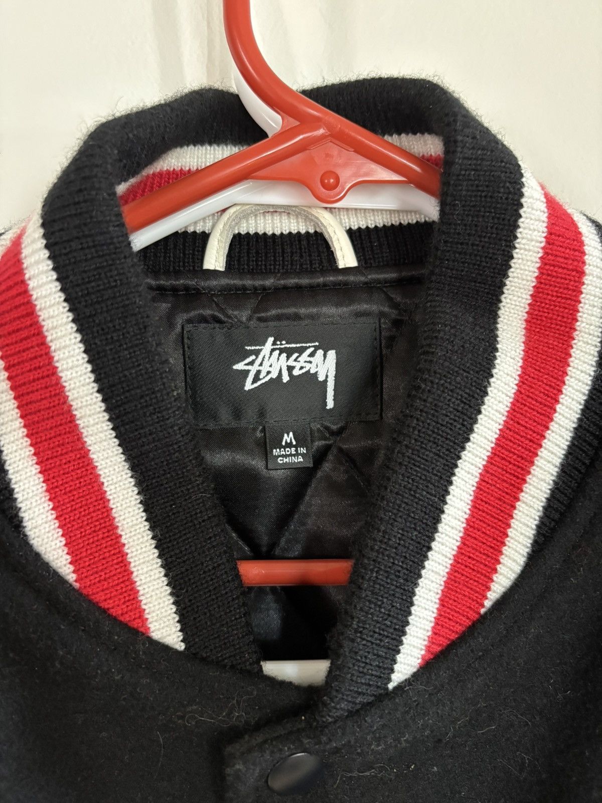 DENIM TEARS × Our Legacy × Stussy Varsity jacket sz Medium Size US M / EU 48-50 / 2 - 3 Thumbnail