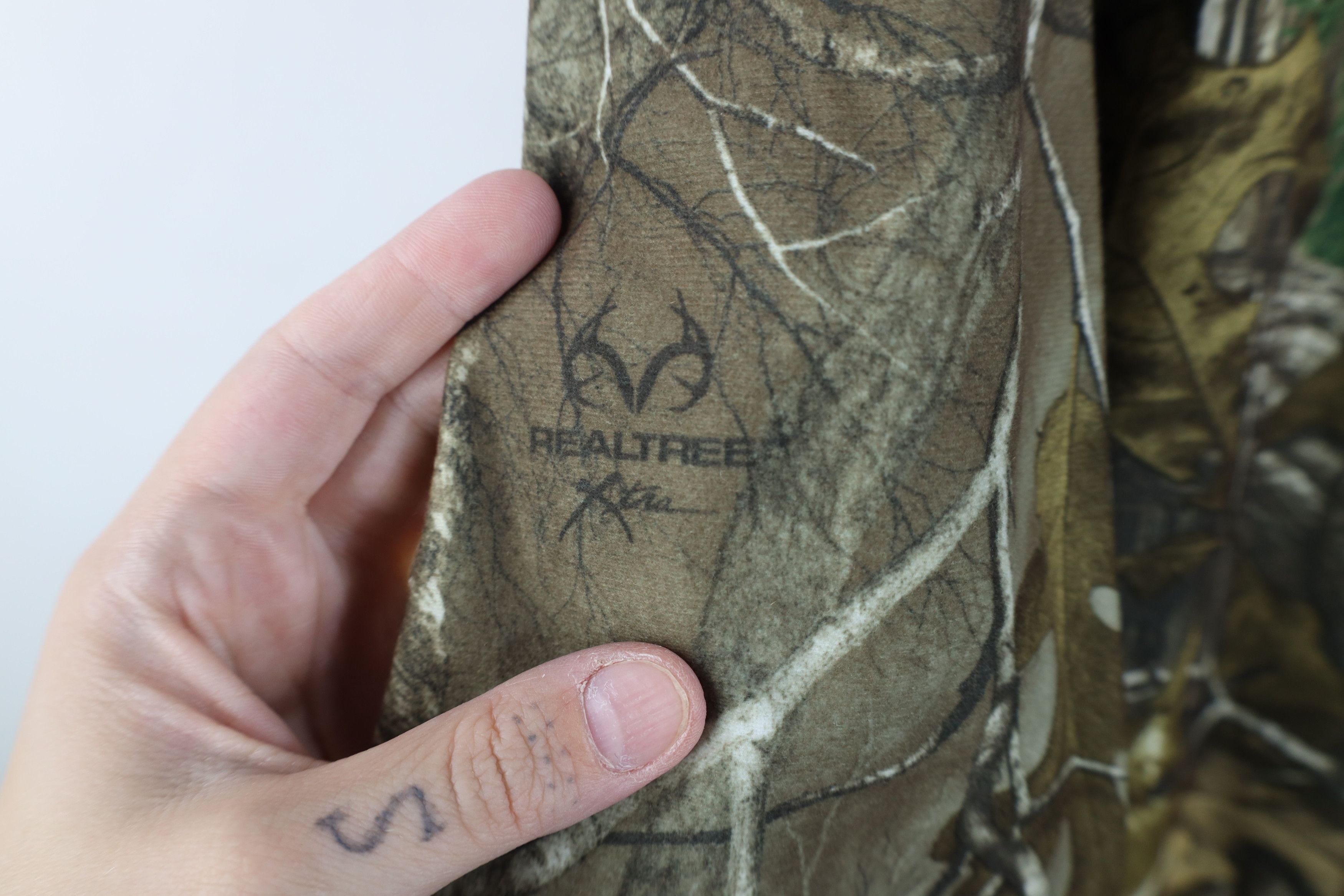 Vintage Y2K Camouflage Soft Cloth ElimiTick Hooded Hunting Jacket Size US XXL / EU 58 / 5 - 6 Thumbnail