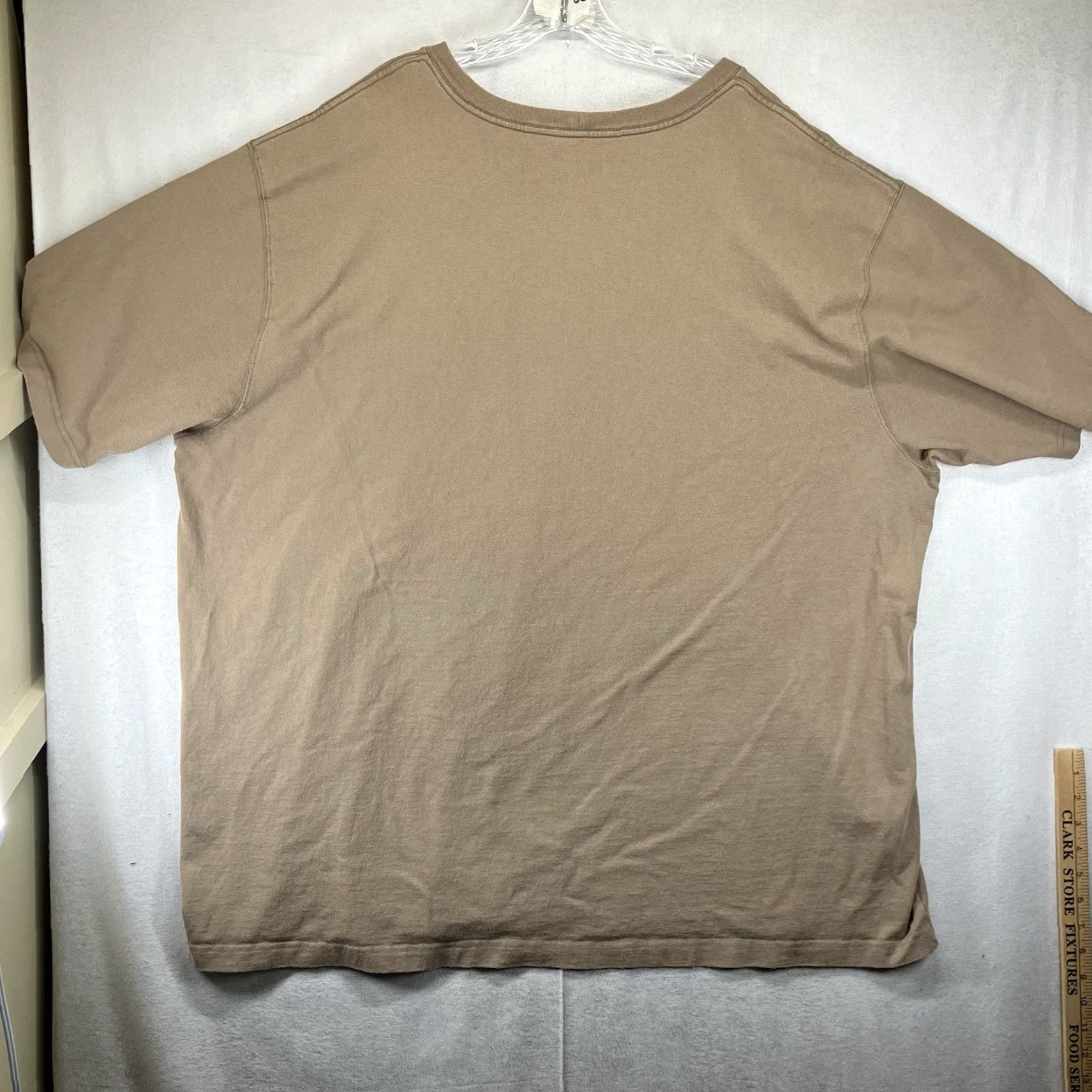 Carhartt Carhartt Mens T-Shirt 3XL Short Sleeve Crew Neck All Cotton Desert Sand Regular Fit Pockets Logo Vintage N/A Size US XXL / EU 58 / 5 - 2 Thumbnail