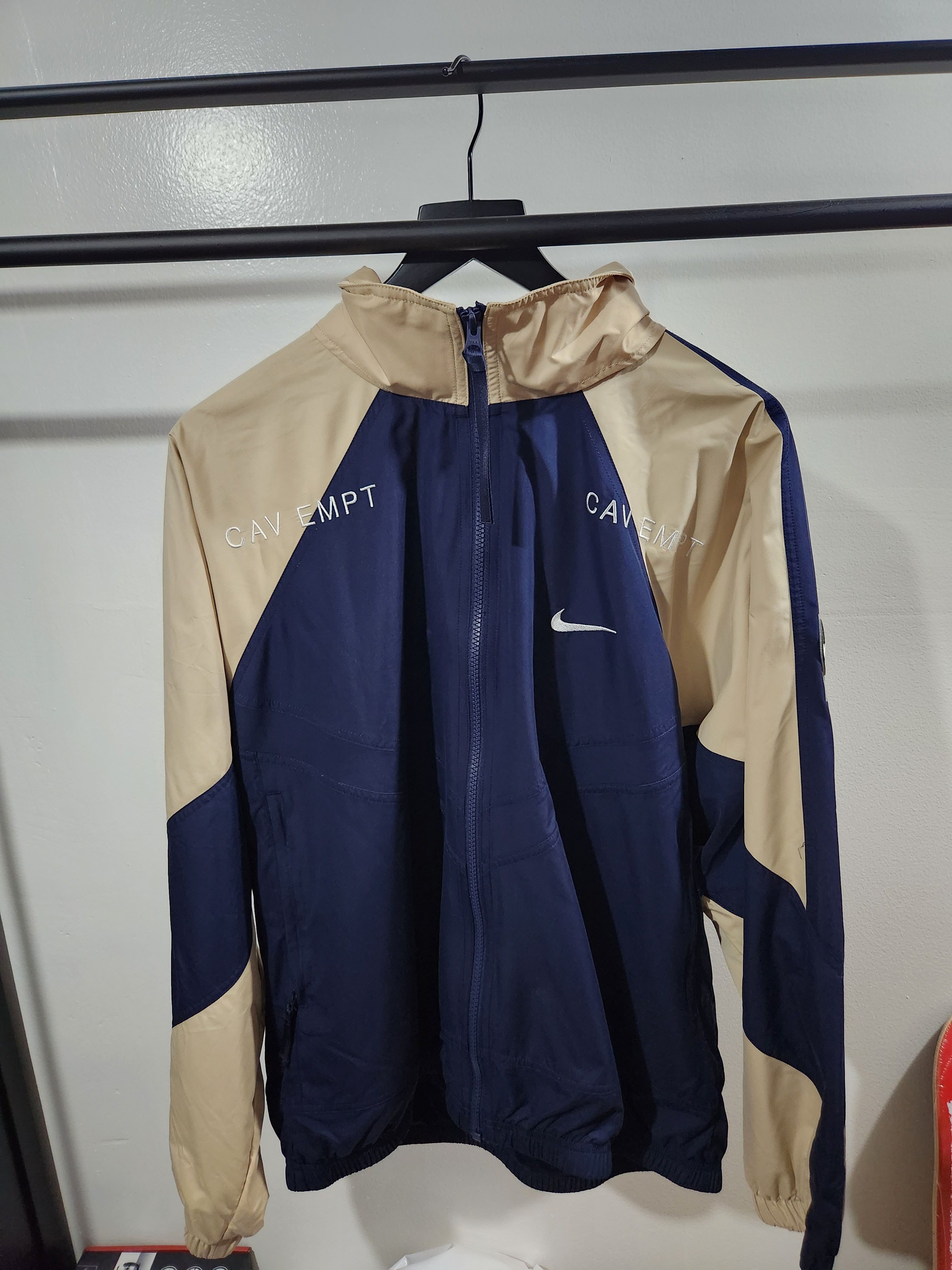 レアUSED] NIKE x C.E CAVEMPT TRACK JACKET - ナイロンジャケット