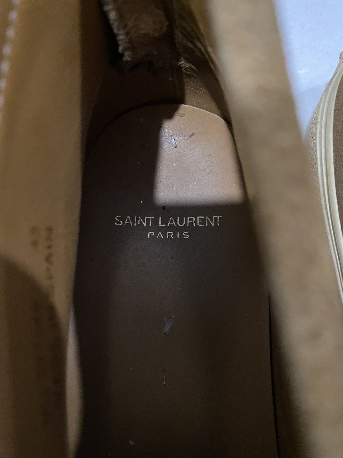 Saint Laurent Paris Yves Saint Laurent Brown Suede Fringe Sneakers Size 10us Size US 10 / EU 43 - 8 Thumbnail