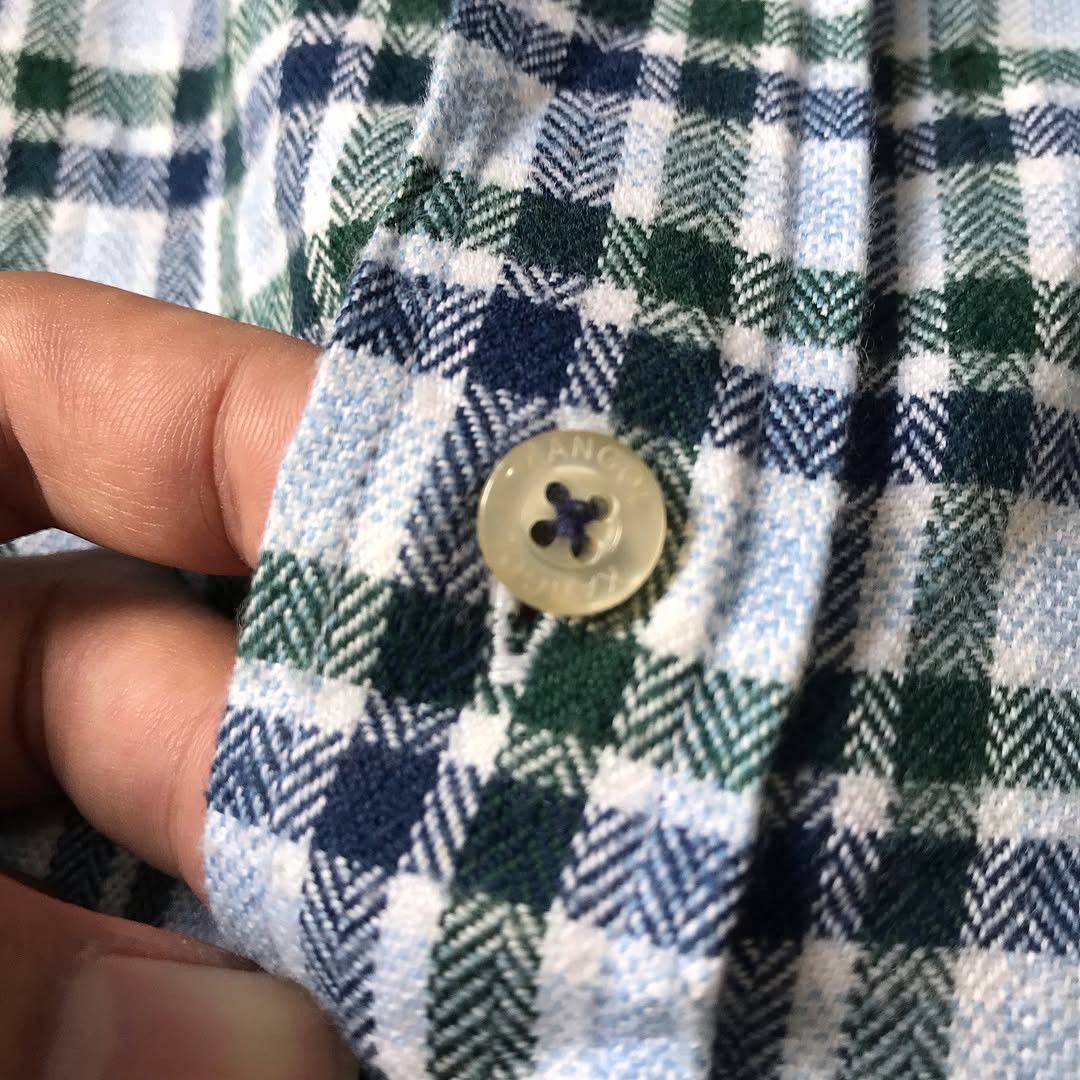 Kangol Kangol of london Plaid Tartan Shirt Green Mint colorway Size US M / EU 48-50 / 2 - 3 Thumbnail