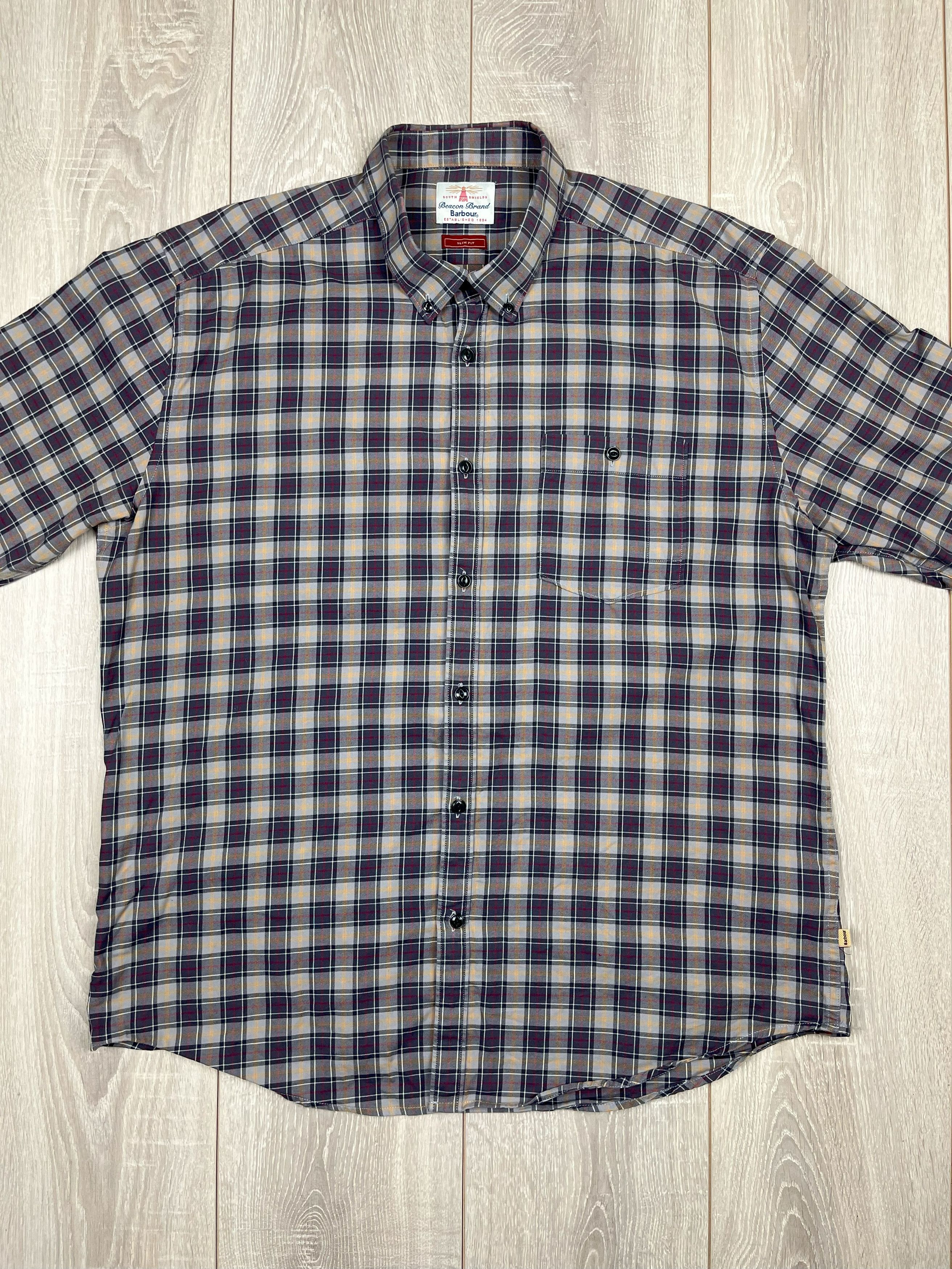 Barbour Barbour Checkered Shirt Slim Fit Size XL Size US XL / EU 56 / 4 - 4 Thumbnail