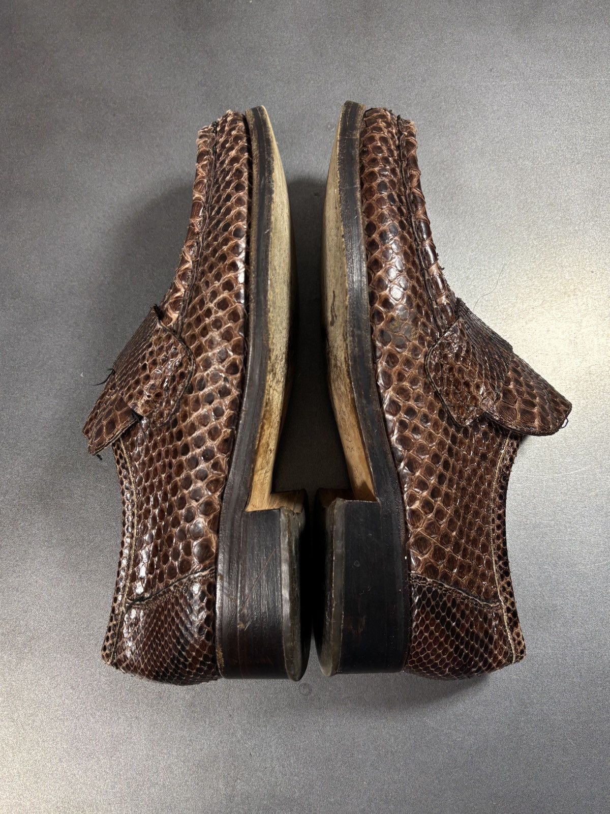 Vintage Vintage Snakeskin Loafers willbe Patrick Cox Italy Penny 90s Size US 8.5 / EU 41-42 - 16 Thumbnail