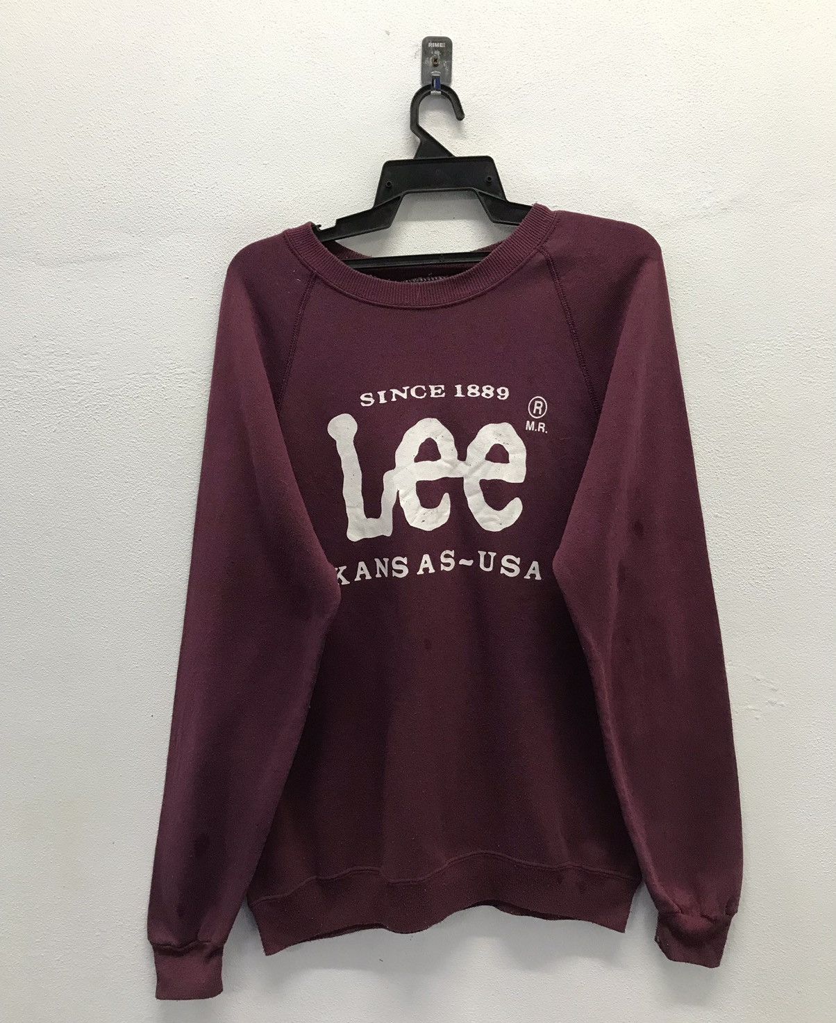 Lee × Vintage Vintage Lee Since 1889 Kansas-Usa Made In Usa Sweatshirt Size US L / EU 52-54 / 3 - 1 Thumbnail