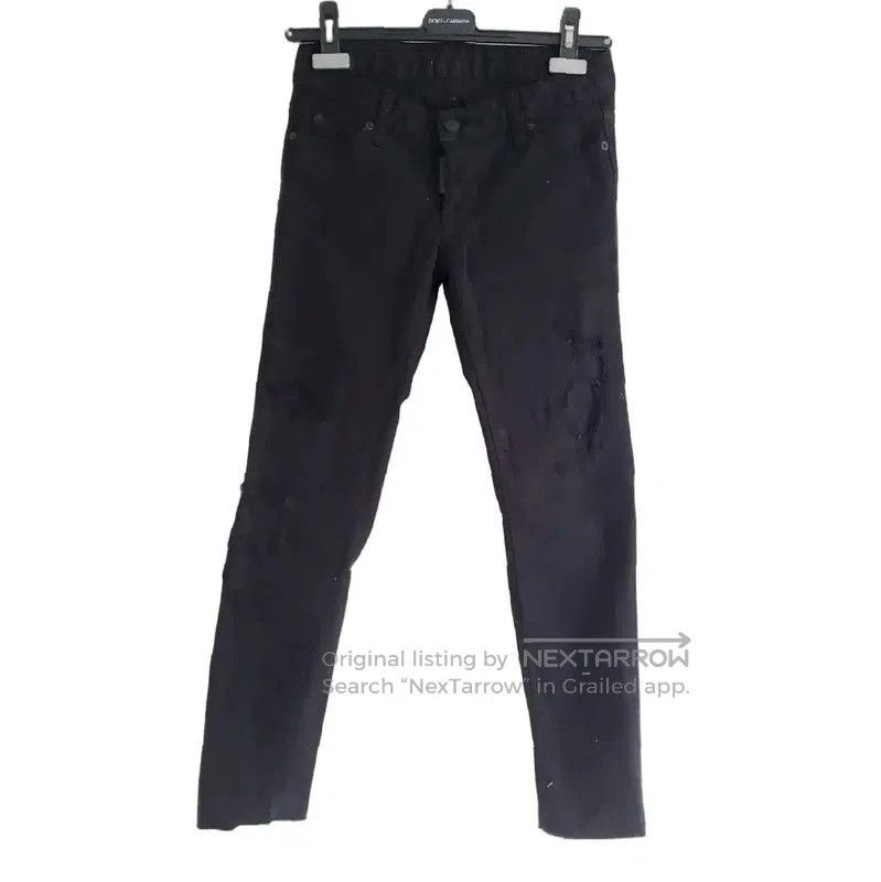 Dsquared2 DSQUARED2 Black Distressed Women's Denim Pants . Size 23" - 1 Thumbnail