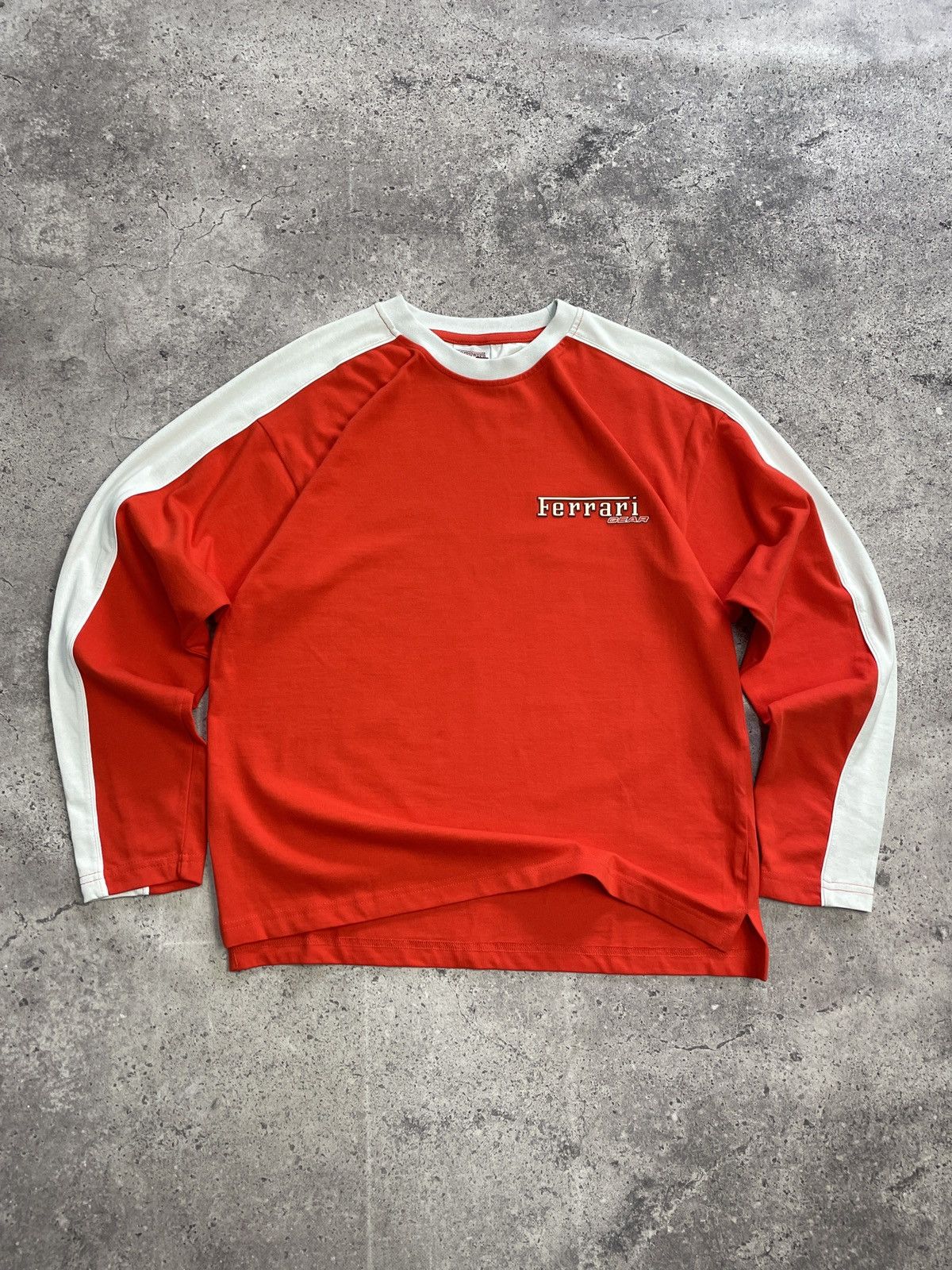 Ferrari Vintage Ferrari Racing Red Rugby Sweatshirt Formula Uno Size US M / EU 48-50 / 2 - 1 Thumbnail