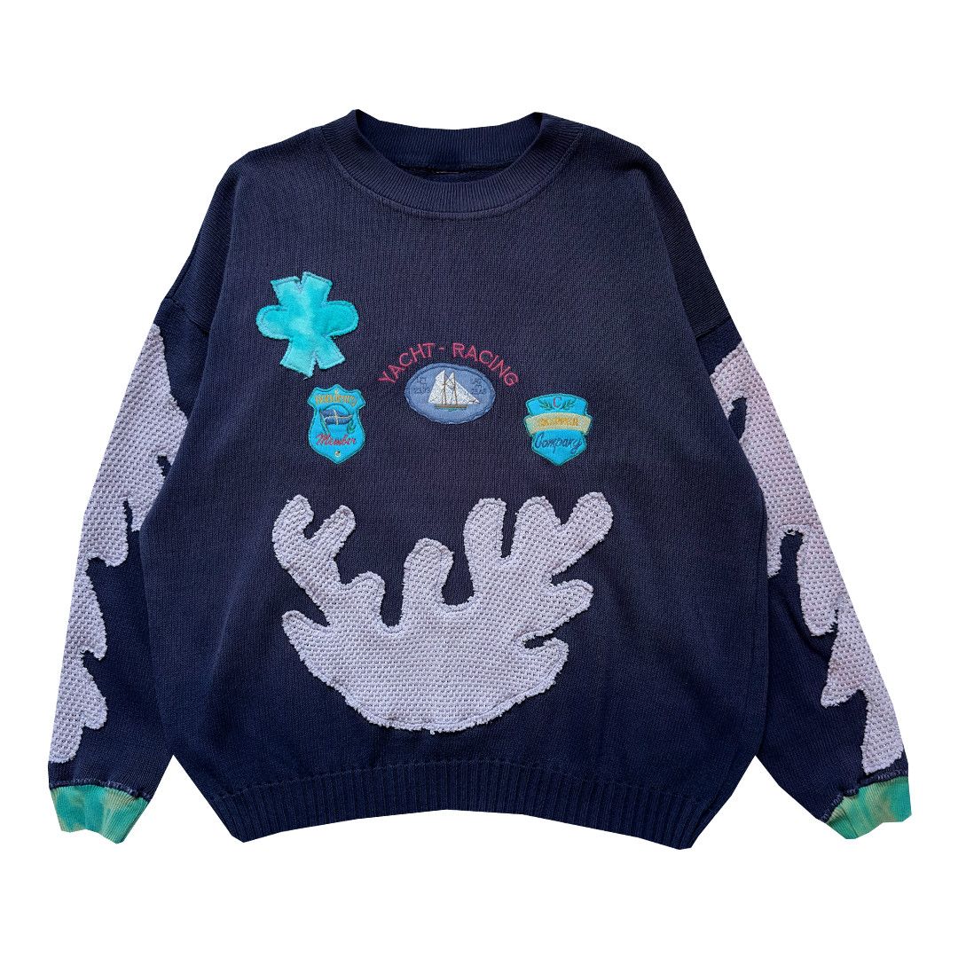 Other Upcycled "COZY CORAL" Sweater Size L / US 10 / IT 46 - 1 Thumbnail