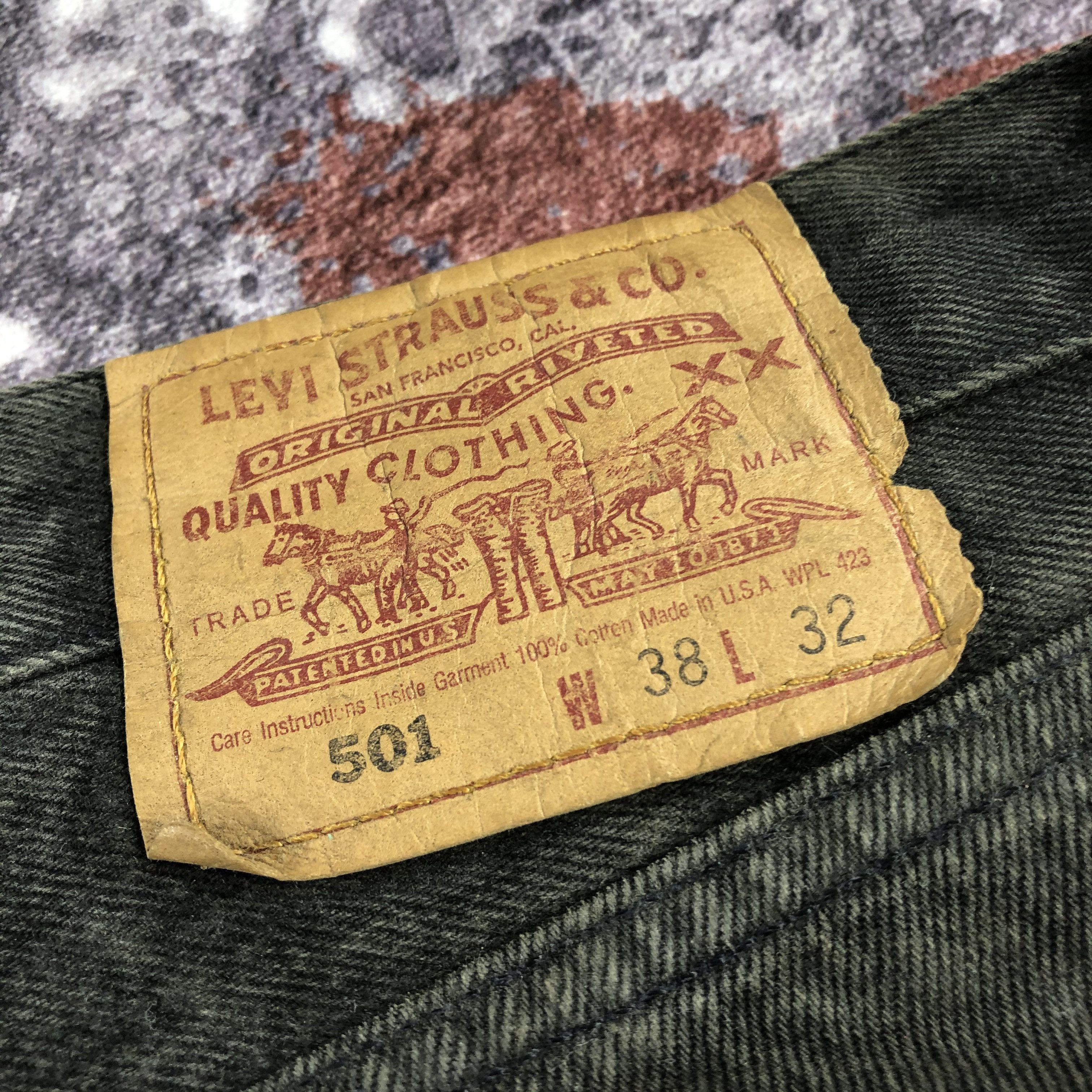 Levi's × Vintage 90s Vintage Levis 501 Earth Tone Jeans-JM2419 Size US 39 - 7 Thumbnail