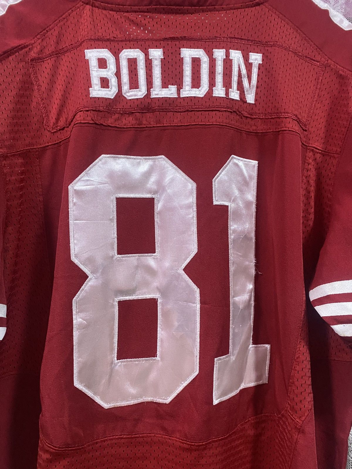 NFL Vintage Nike X 49ers Boldin Player Issue Jersey NFL Size US L / EU 52-54 / 3 - 3 Thumbnail