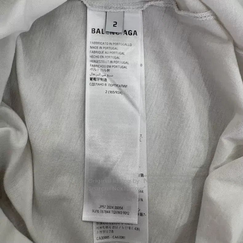 Balenciaga Balenciaga White Rainbow Printed Letter Half Sleeve Size US M / EU 48-50 / 2 - 4 Thumbnail