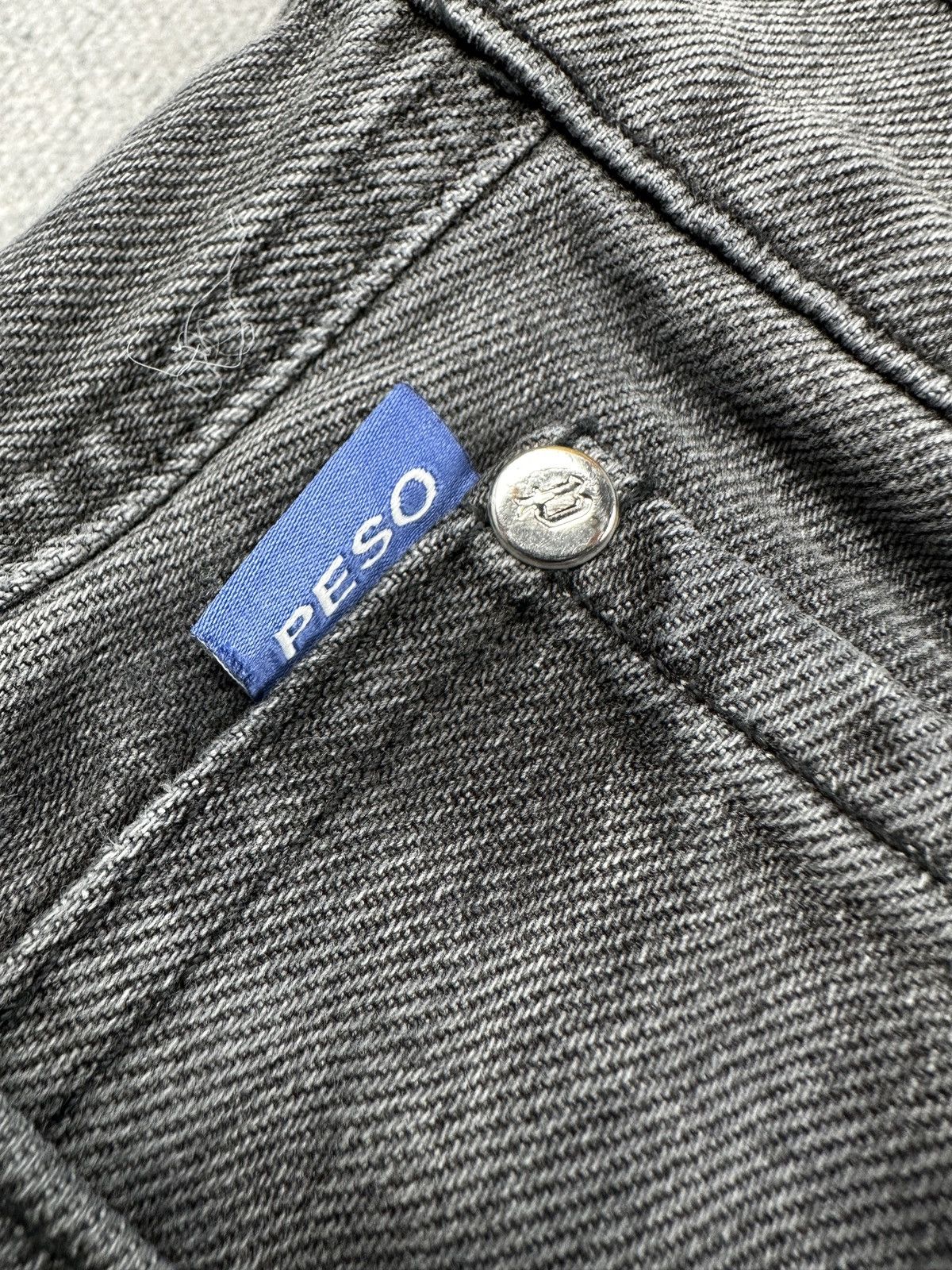 Peso Peso Archive Curved Seam Grey Wash Baggy Jeans Y2K W30 Size US 30 / EU 46 - 11 Thumbnail
