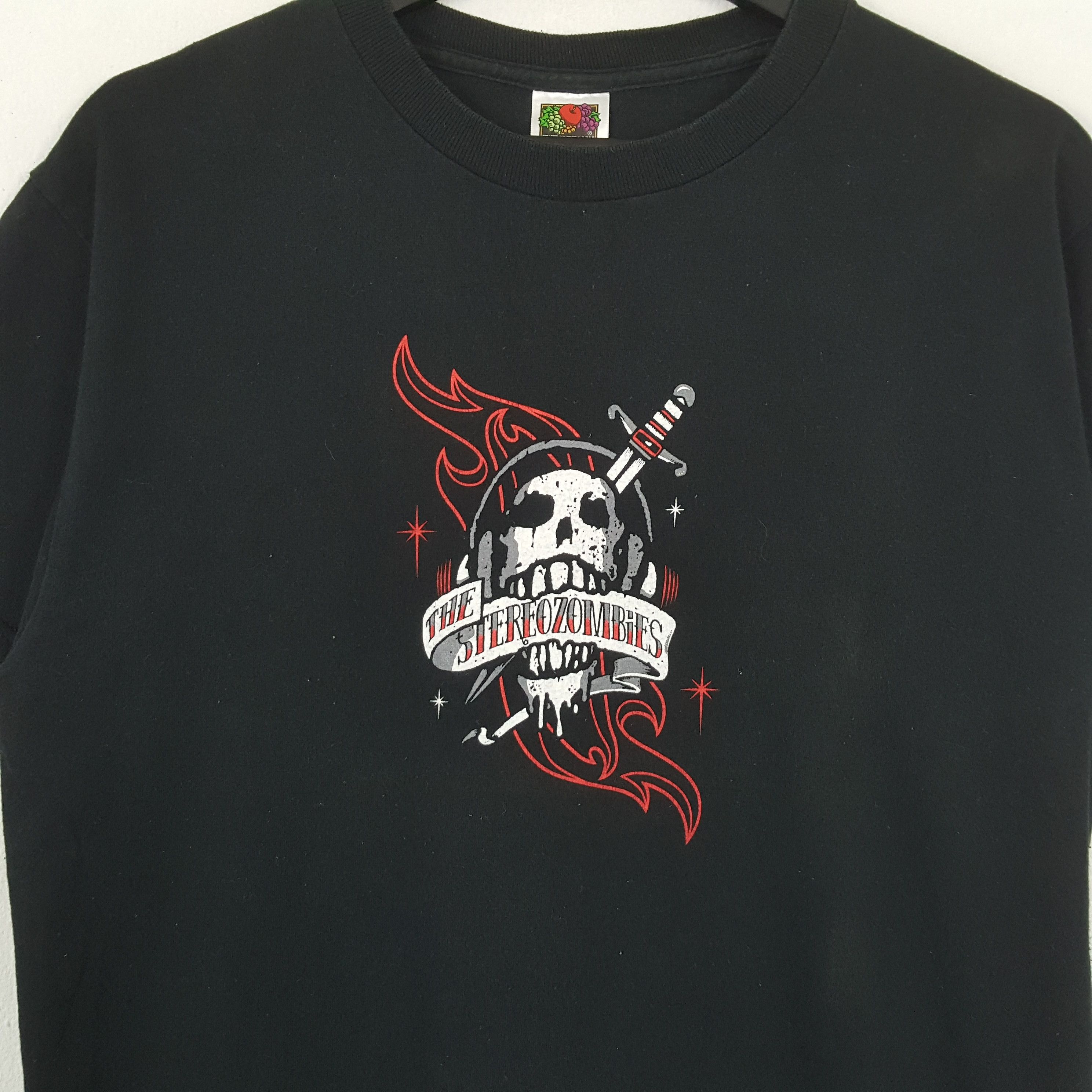 Vintage The Stereozombies Skulls Design Vintage Tshirt Size US M / EU 48-50 / 2 - 2 Thumbnail