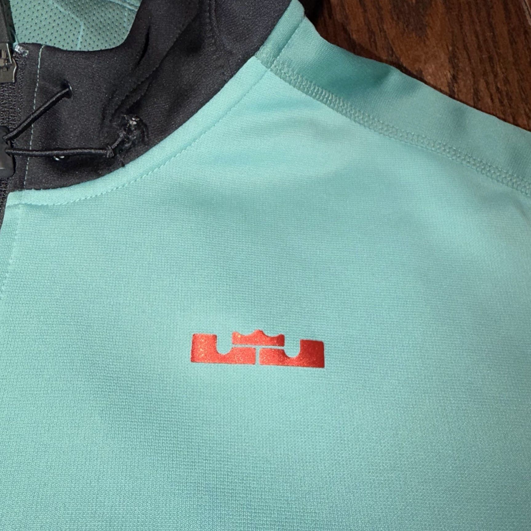 Nike Nike LeBron James Circuitry Hero Therma-Fit Hoodie Zip Up Jacket Men’s XL Teal Size US L / EU 52-54 / 3 - 3 Thumbnail