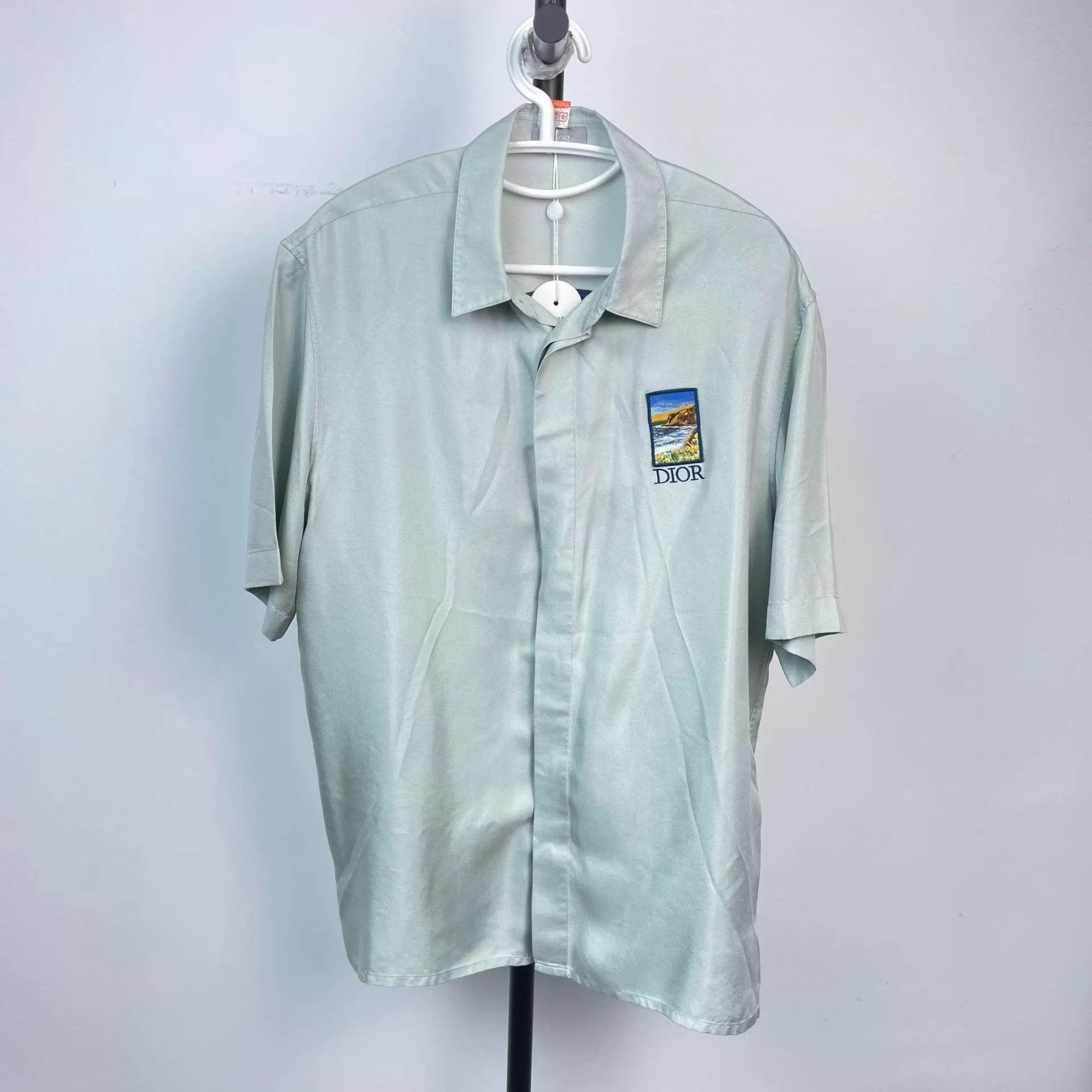 Dior Dior Silk Light Green T-shirt 39 Size US M / EU 48-50 / 2 - 1 Thumbnail