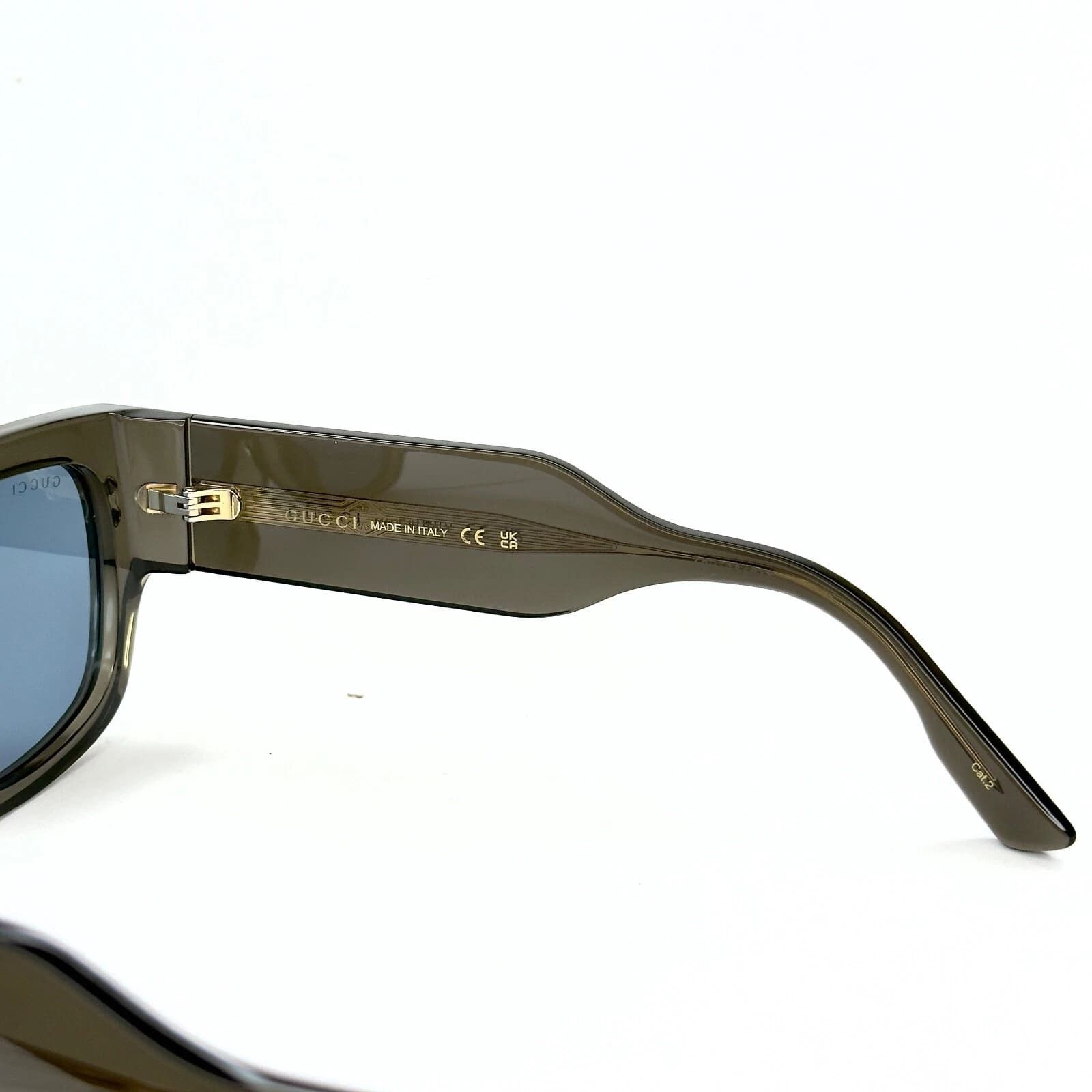 Gucci GUCCI GG1262 Crystal Gray Blue Diamond 1262 Unisex 003 Size ONE SIZE - 9 Thumbnail