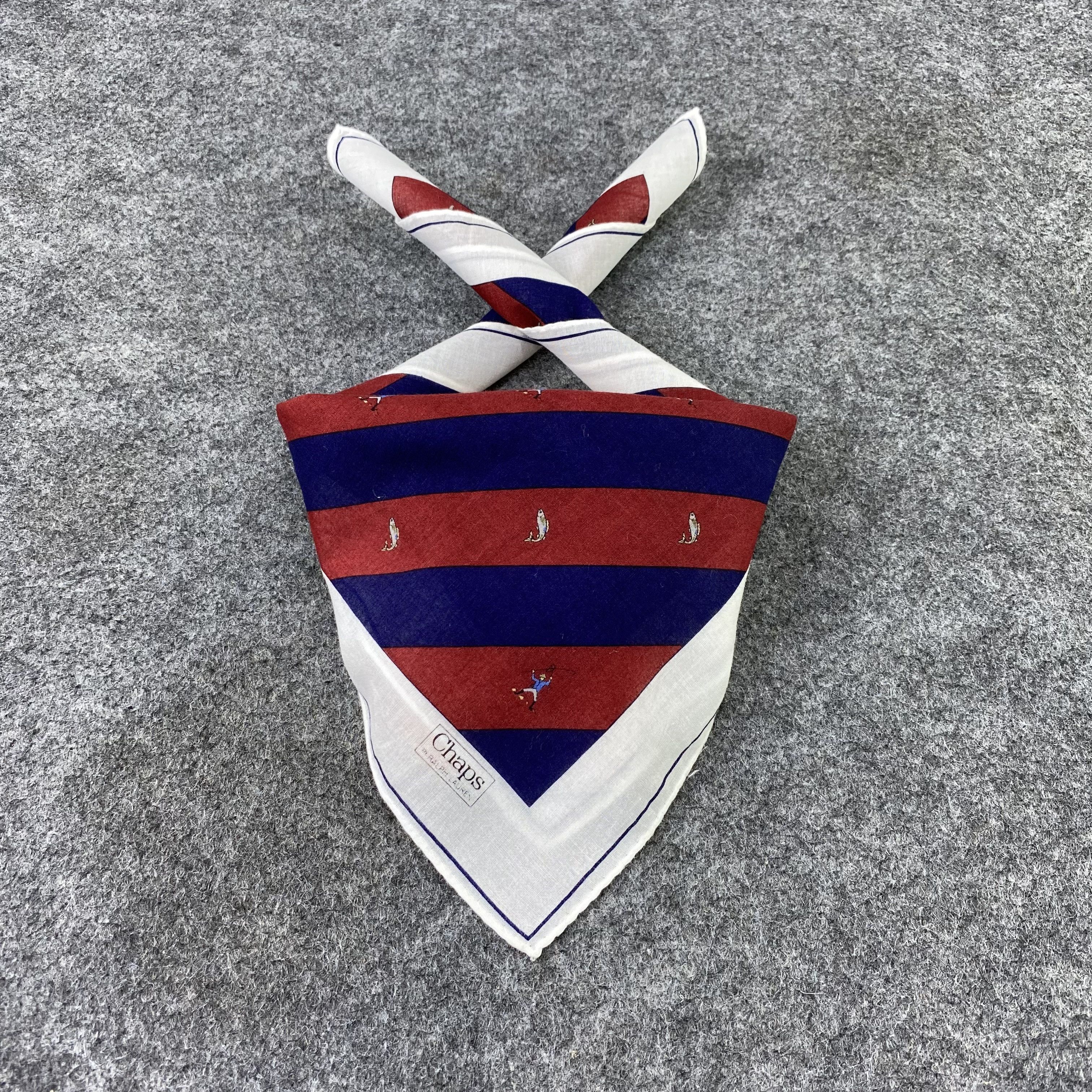 Chaps Ralph Lauren × Designer Chaps Ralph Lauren Handkerchief/Bandana / Neckerchief-B1076 Size ONE SIZE - 2 Thumbnail