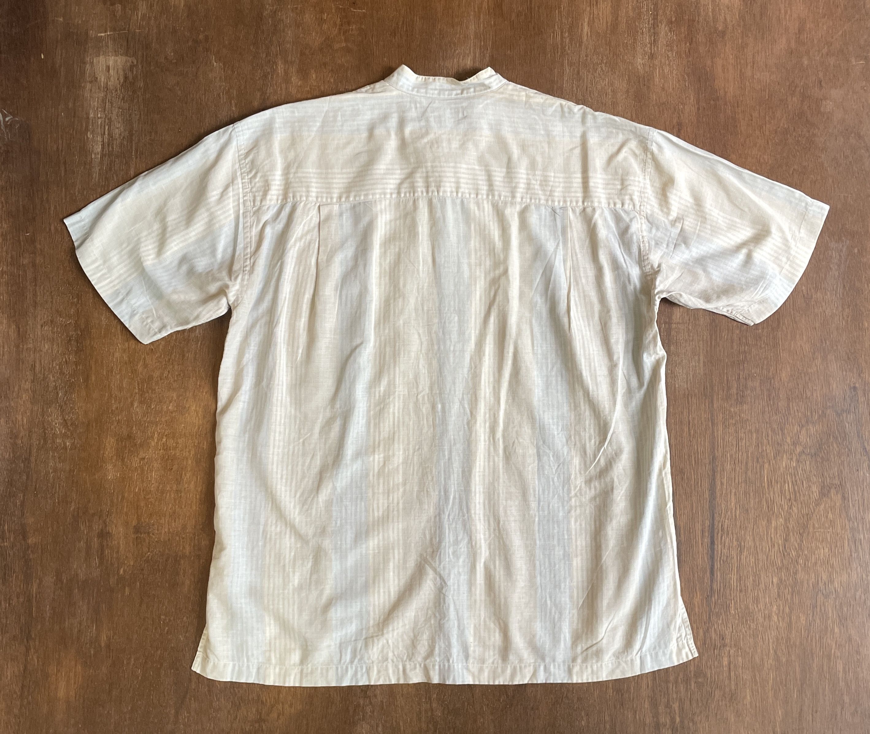 Issey Miyake ISSEY MIYAKE Two tone stripped Shirt Size US L / EU 52-54 / 3 - 6 Thumbnail