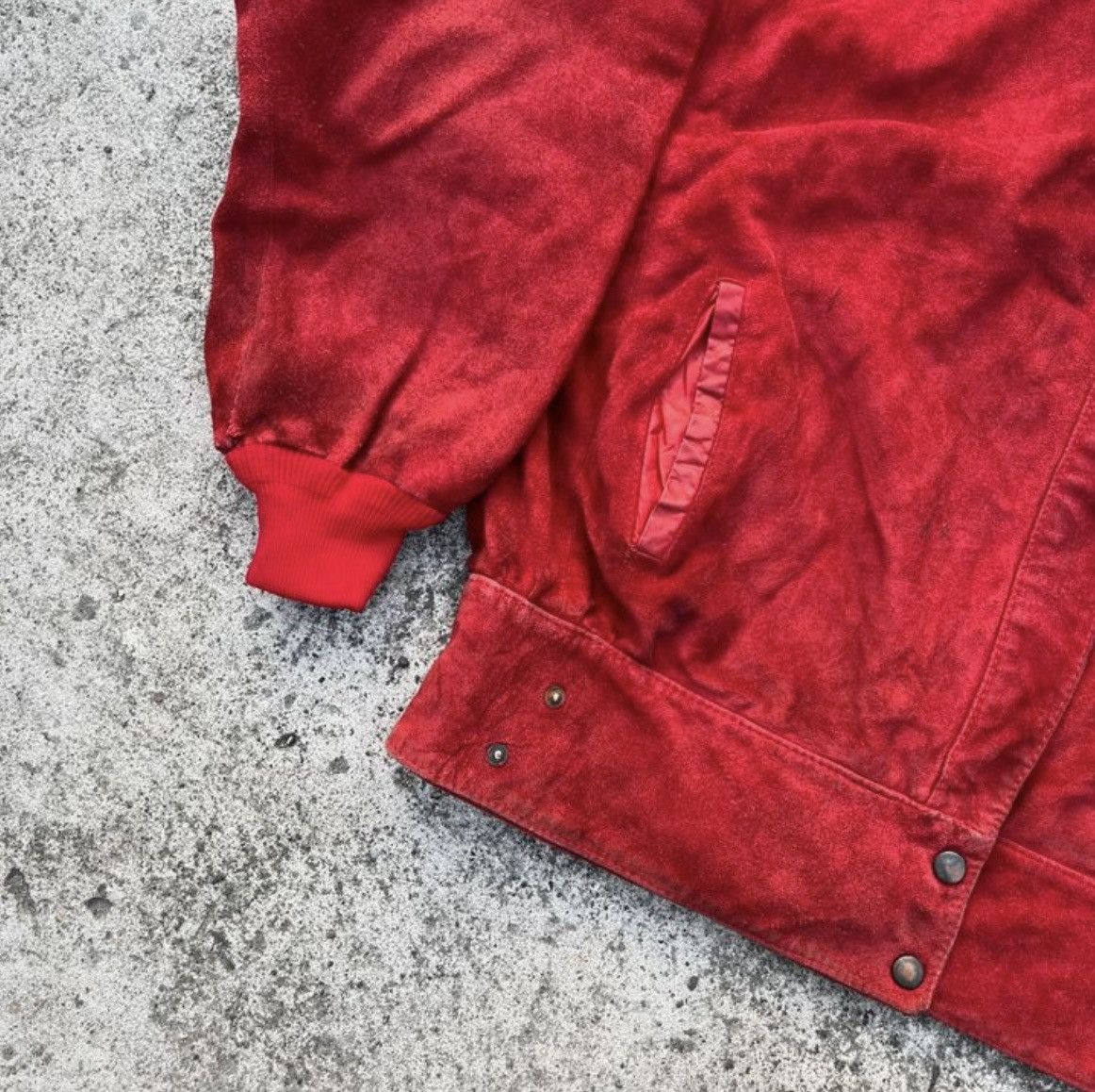 Vintage Red Leather Jacket Vintage Size US L / EU 52-54 / 3 - 6 Thumbnail