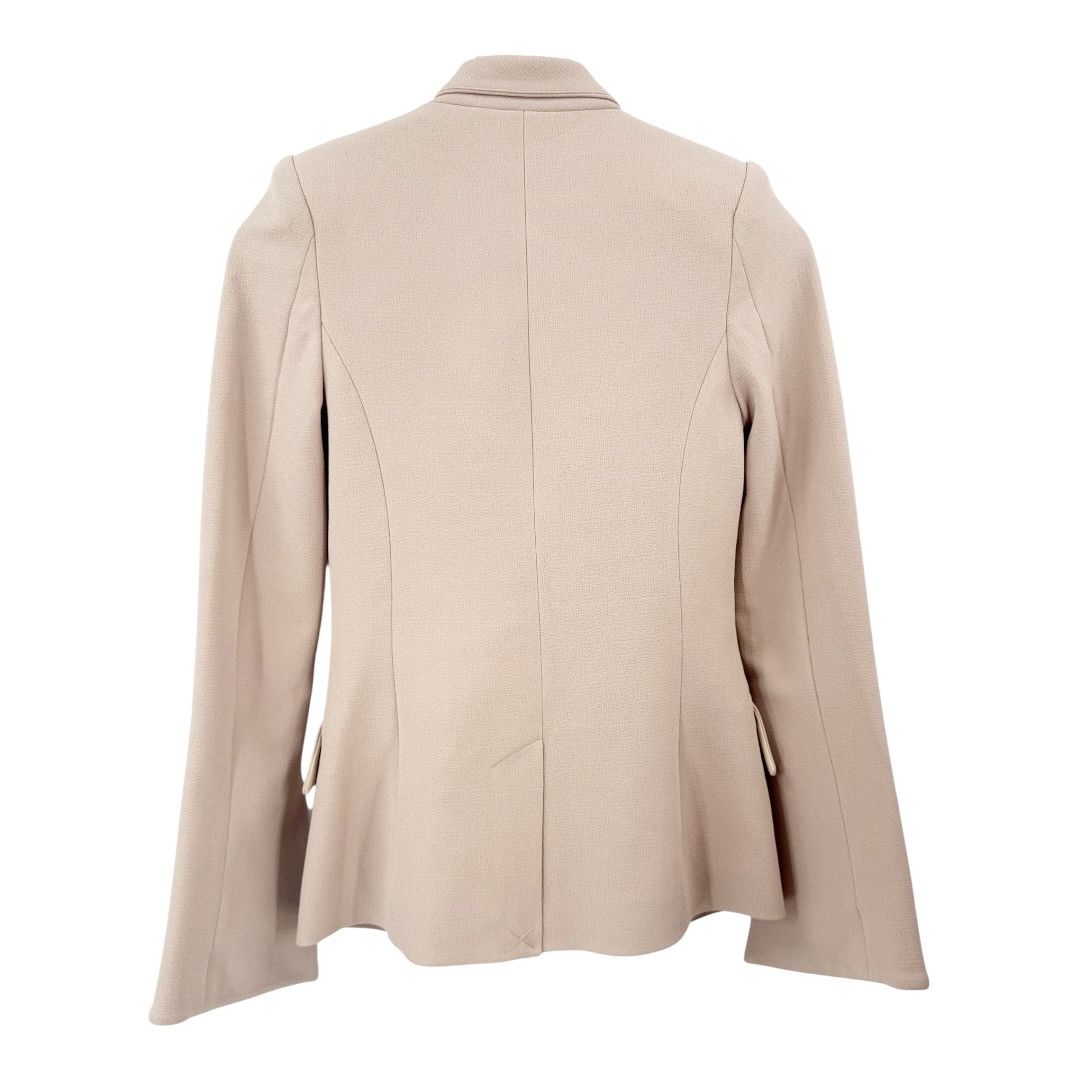 Other Rebecca Vallance Beige Blazer Gold Buttons Cutout Sleeves Size XS / US 0-2 / IT 36-38 - 6 Thumbnail