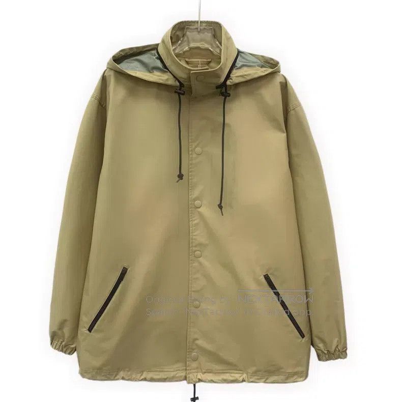 Balenciaga Balenciaga Brown Back Logo Letter Print Hooded Drawstring Size XXS / US 00 / IT 34 - 1 Thumbnail