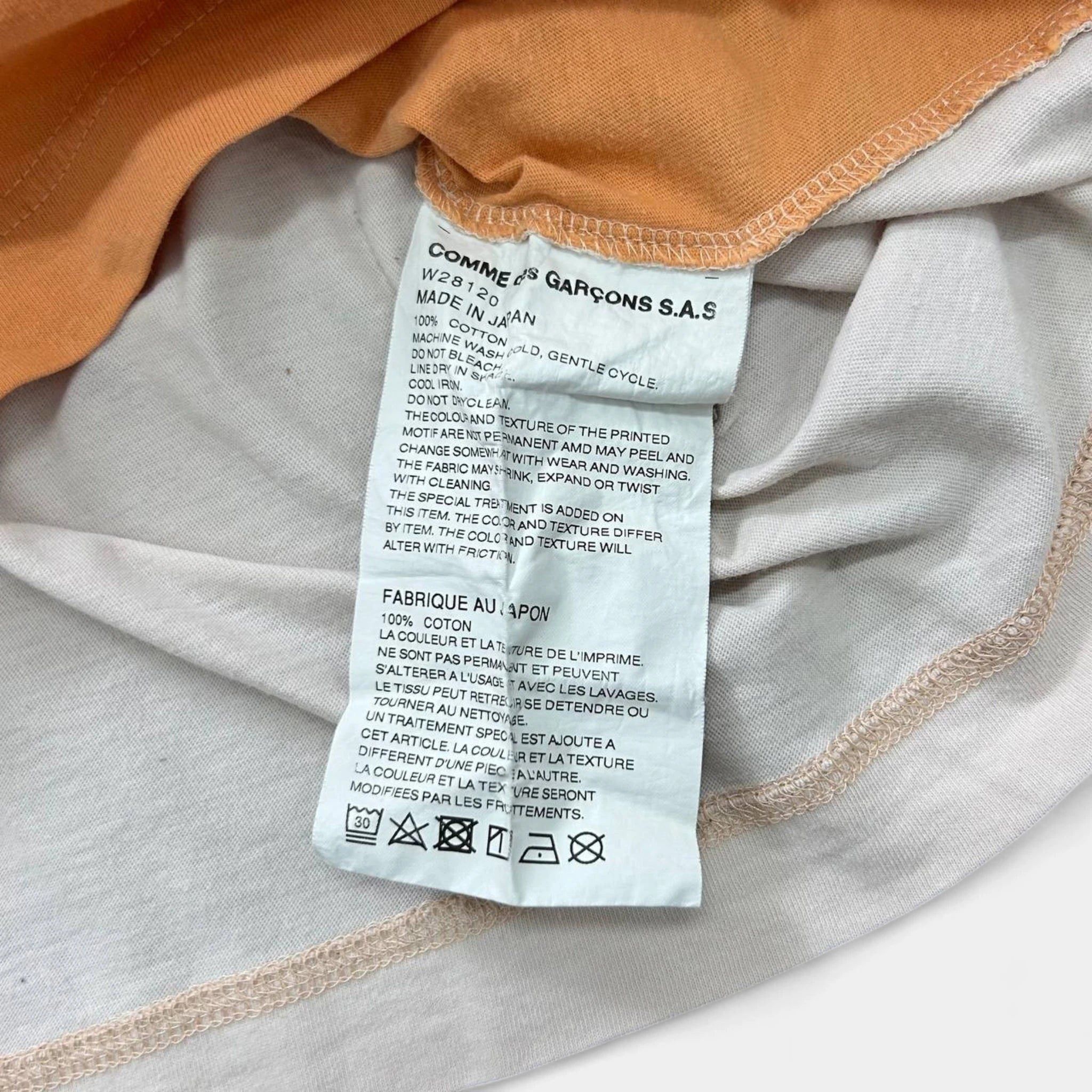 Comme des Garcons Homme Comme Des Garçons SHIRT Colorblock Multicolor Tee Size US L / EU 52-54 / 3 - 6 Thumbnail