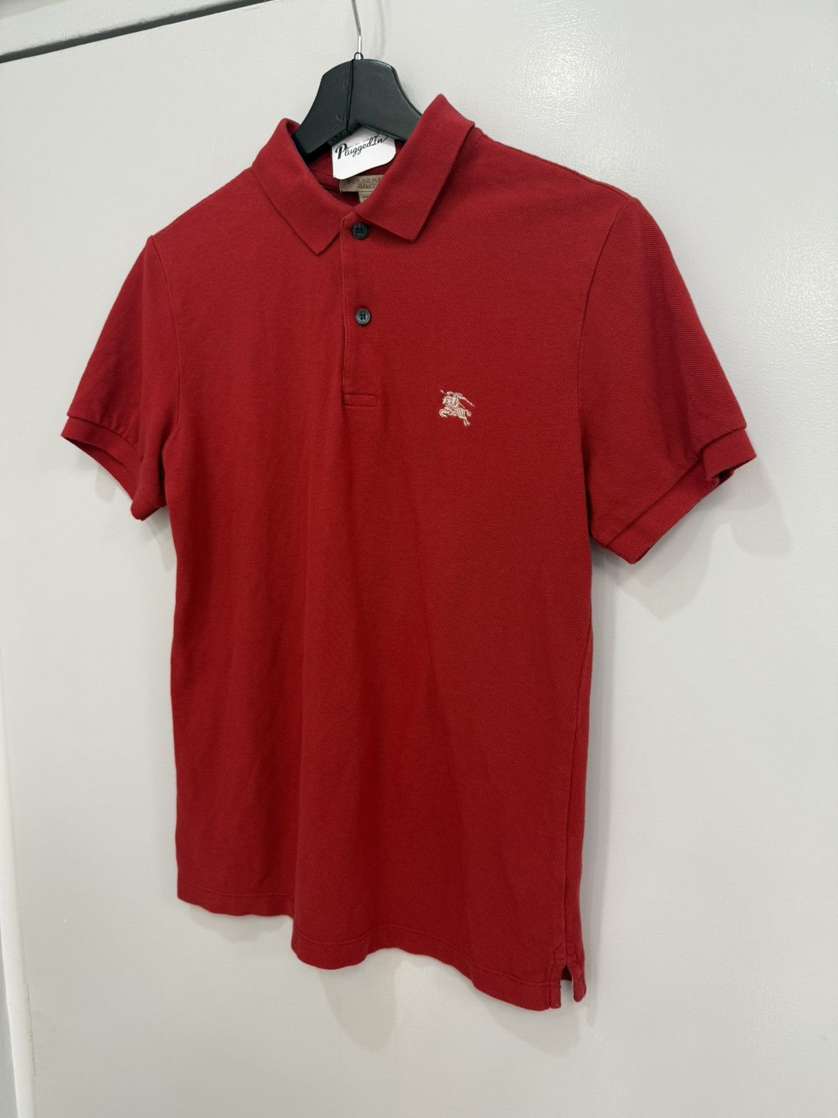 Burberry Burberry Red Polo T-Shirt Size US S / EU 44-46 / 1 - 3 Thumbnail