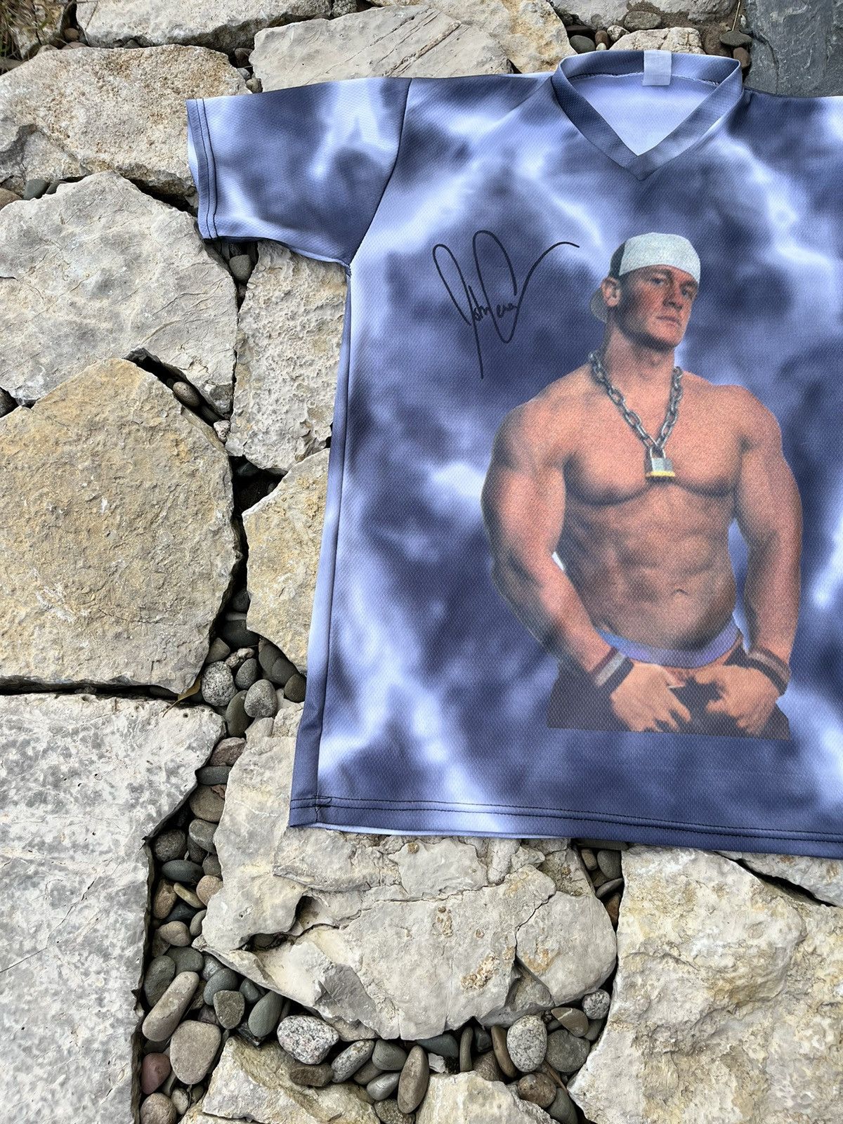 Vintage × WWE × WWF Vintage John Cena tshirt full print tee y2k jersey signature Size US M / EU 48-50 / 2 - 7 Thumbnail