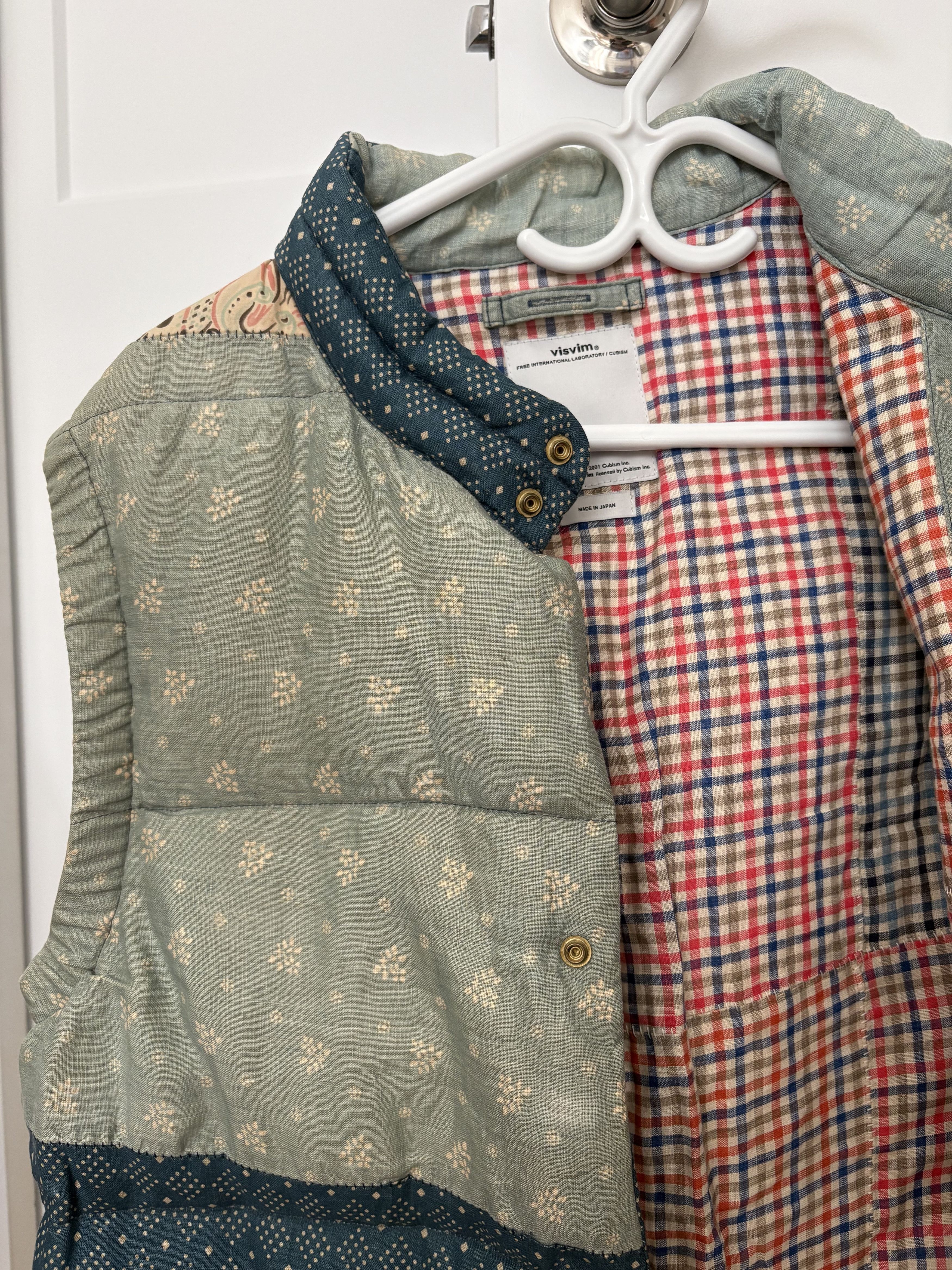 Visvim Visvim Patchwork Down Vest (One of a Kind) Size US L / EU 52-54 / 3 - 5 Thumbnail